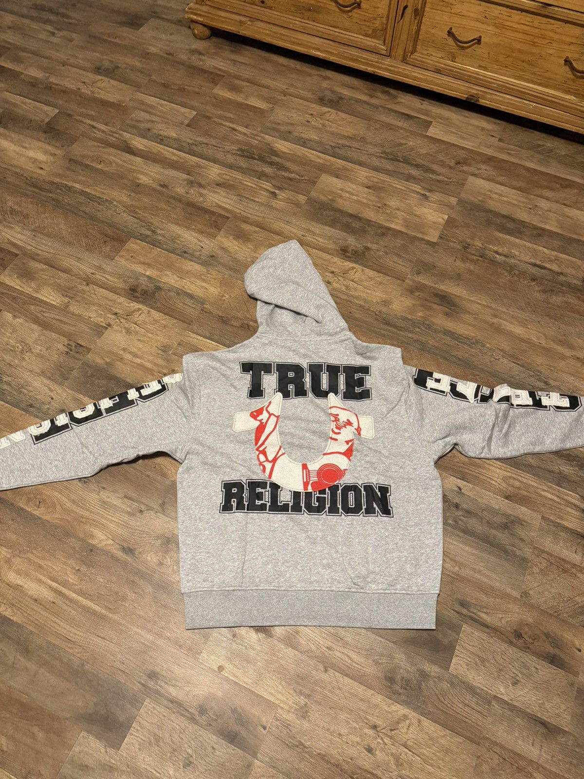 True Religion True Religion Logo Zip-Up Hoodie Size US L / EU 52-54 / 3 - 2 Thumbnail