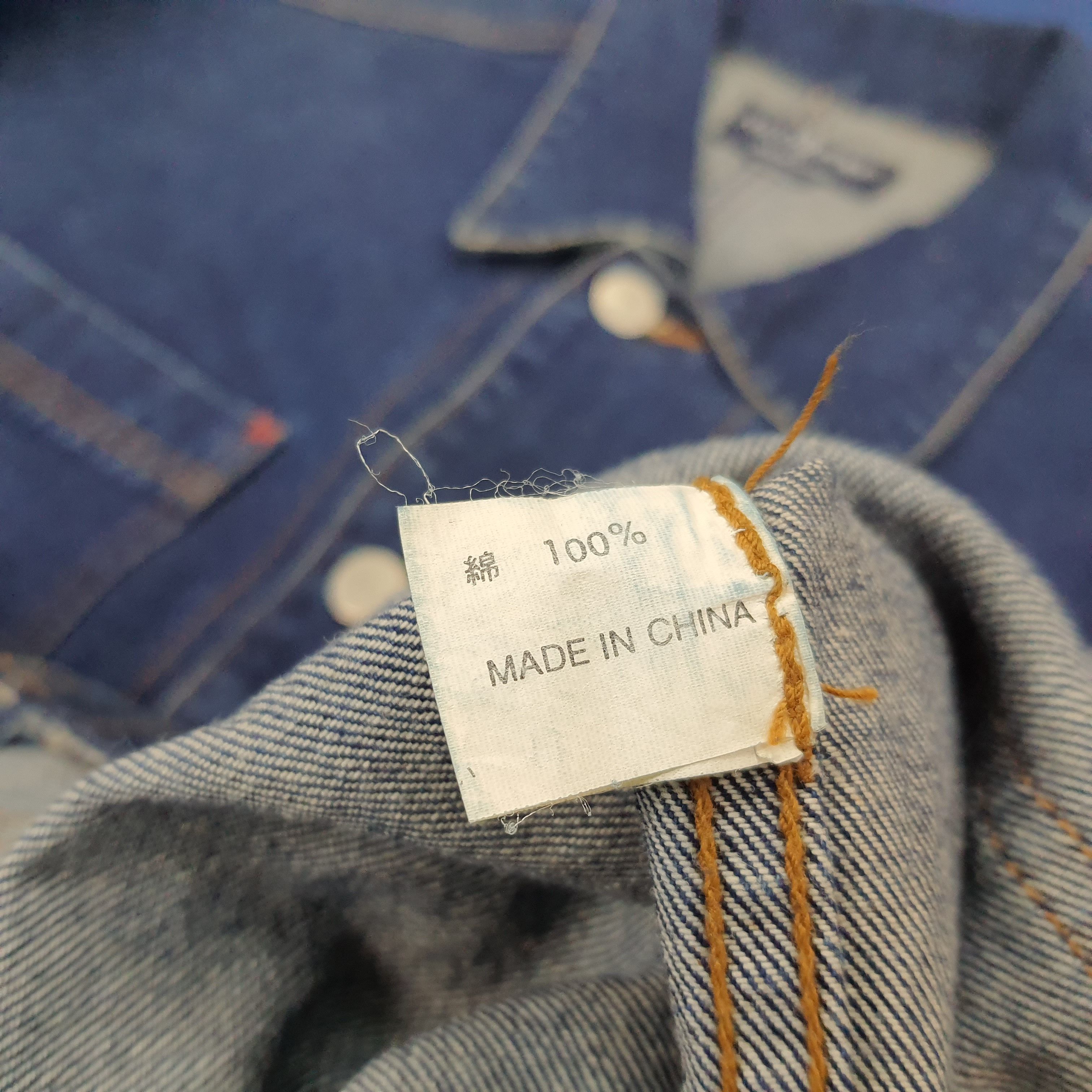 Vintage Vintage Polo Works Denim Jacket Size US L / EU 52-54 / 3 - 5 Thumbnail
