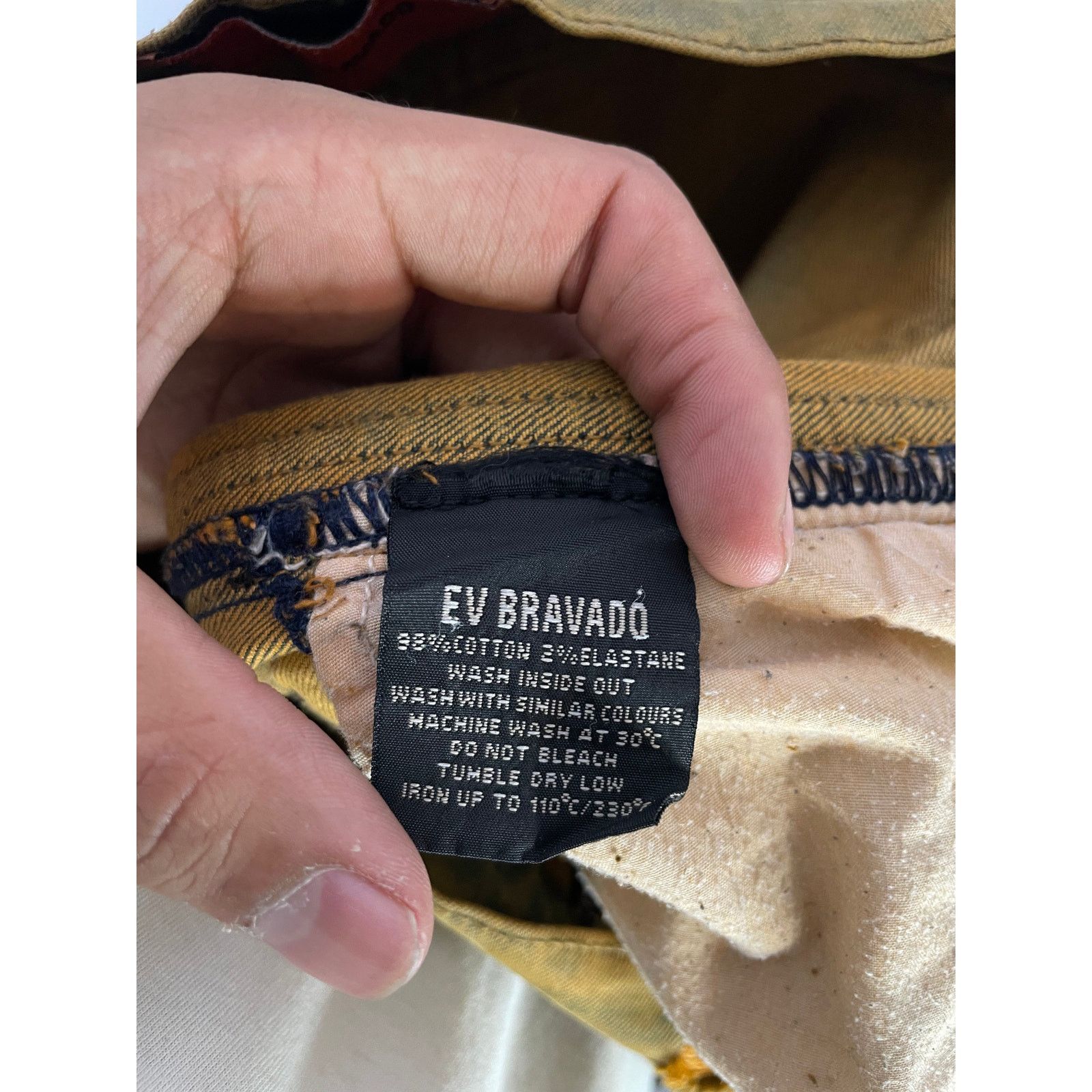 Who Decides War WDW Rust Sculture Jeans Size US 36 / EU 52 - 4 Thumbnail