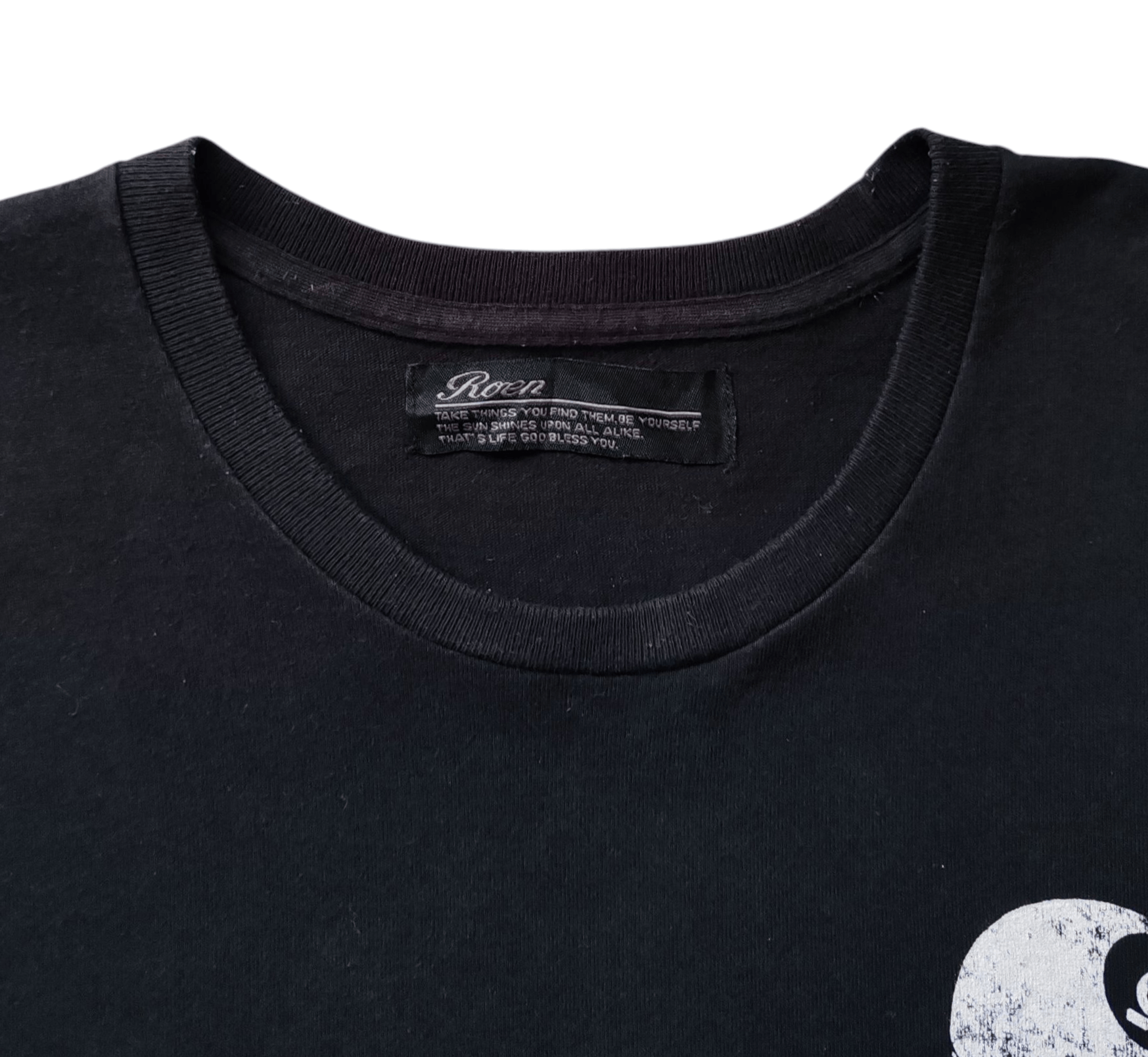 Roen ROEN Japan T Skull Punk Gothic shirt size Medium Size US S / EU 44-46 / 1 - 5 Thumbnail