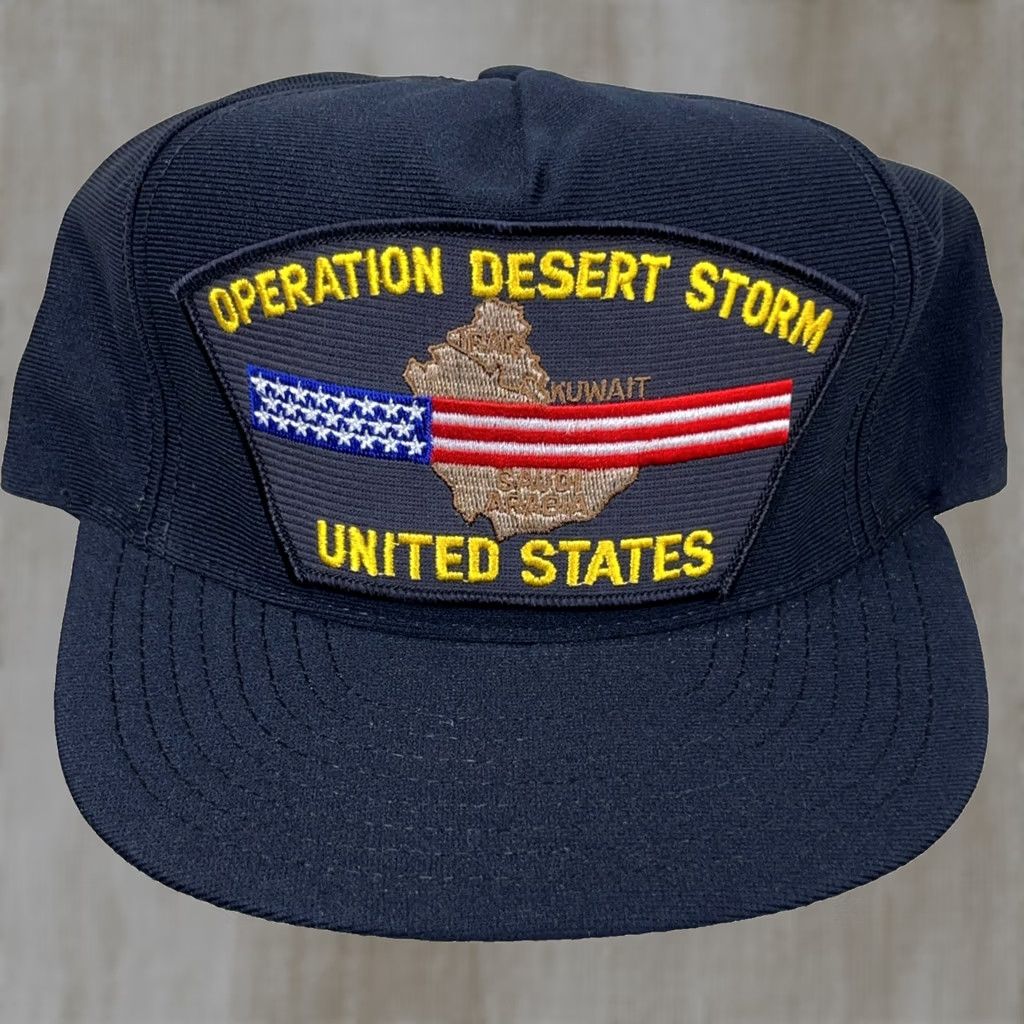 Vintage VINTAGE Operation Desert Storm Hat Cap Snapback Made In USA Military Army 90s BO Size ONE SIZE - 1 Thumbnail