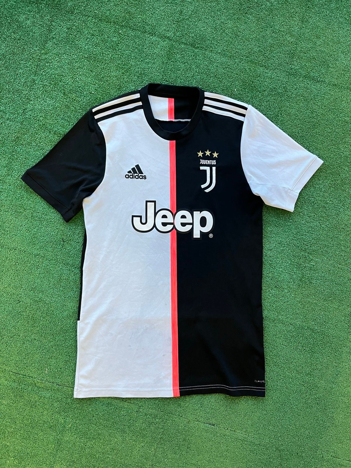 Pre-owned Adidas X Vintage Blokecore Adidas 2019 Juventus Home Football Jersey Shirt In Black