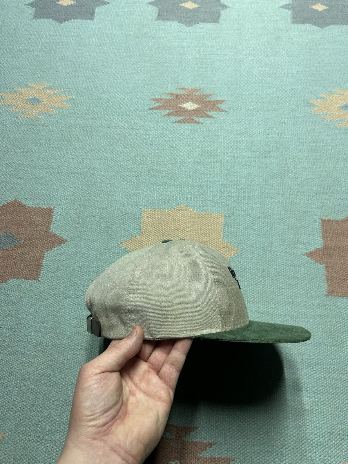 Vintage Vintage StrapBack hat round up ultra farm feed tan green USA Size ONE SIZE - 9 Thumbnail