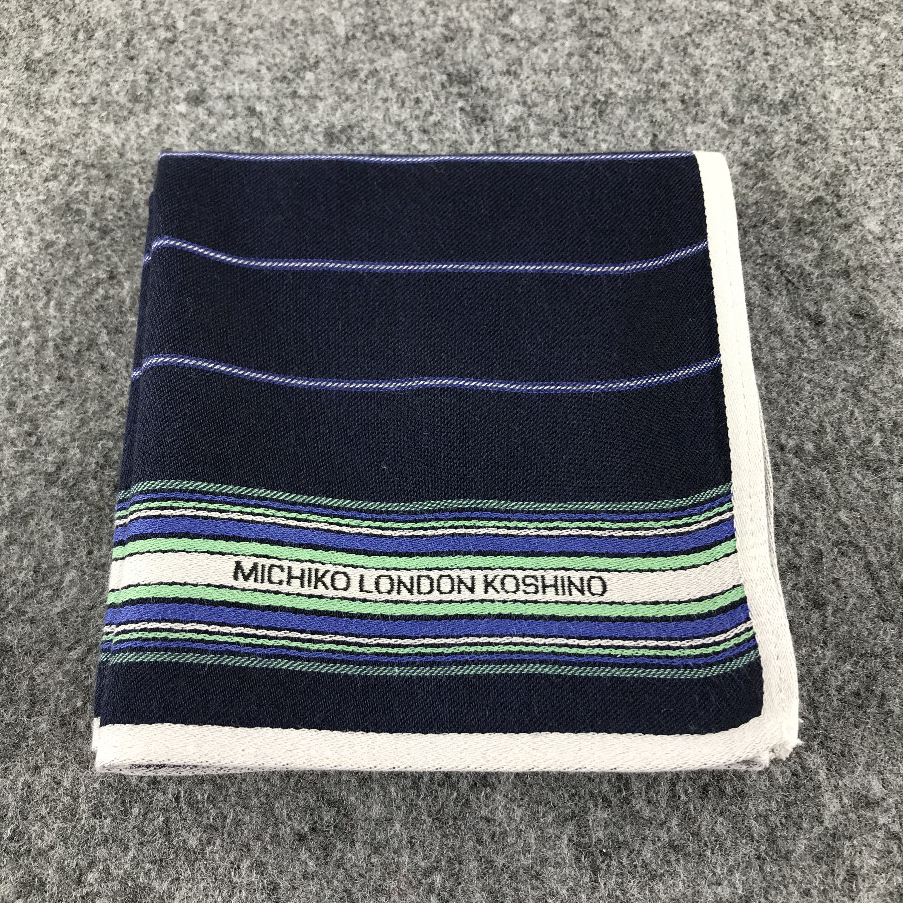 Japanese Brand × Michiko Koshino London × Vintage Michiko London Koshino Handkerchief Bandana H204 Size ONE SIZE - 6 Thumbnail