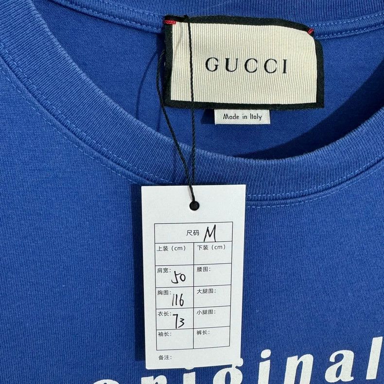 Gucci Gucci Blue, red and green logo short sleeves 2502-Nextarrow Size US M / EU 48-50 / 2 - 2 Thumbnail