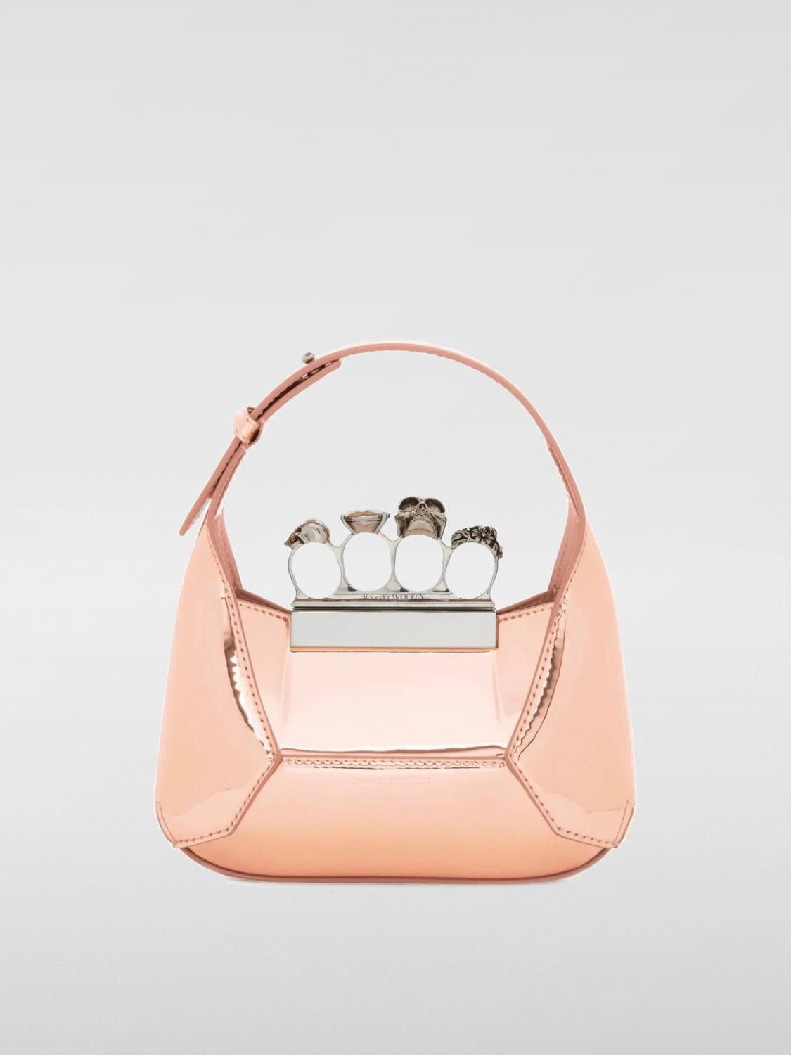 Alexander McQueen o1w1db10925 Size: OS/The Jewelled Hobo Mini Bag in Orange Size ONE SIZE - 1 Preview