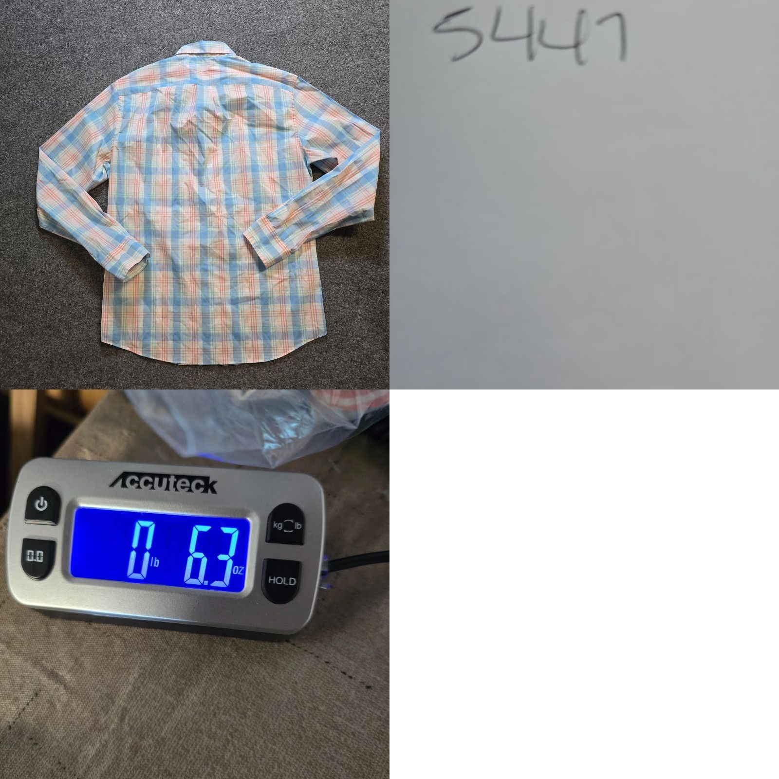 J.Crew J Crew Shirt Mens Medium Blue Plaid Performance Nylon Blend Button-Up Career Preppy Size US M / EU 48-50 / 2 - 8 Thumbnail