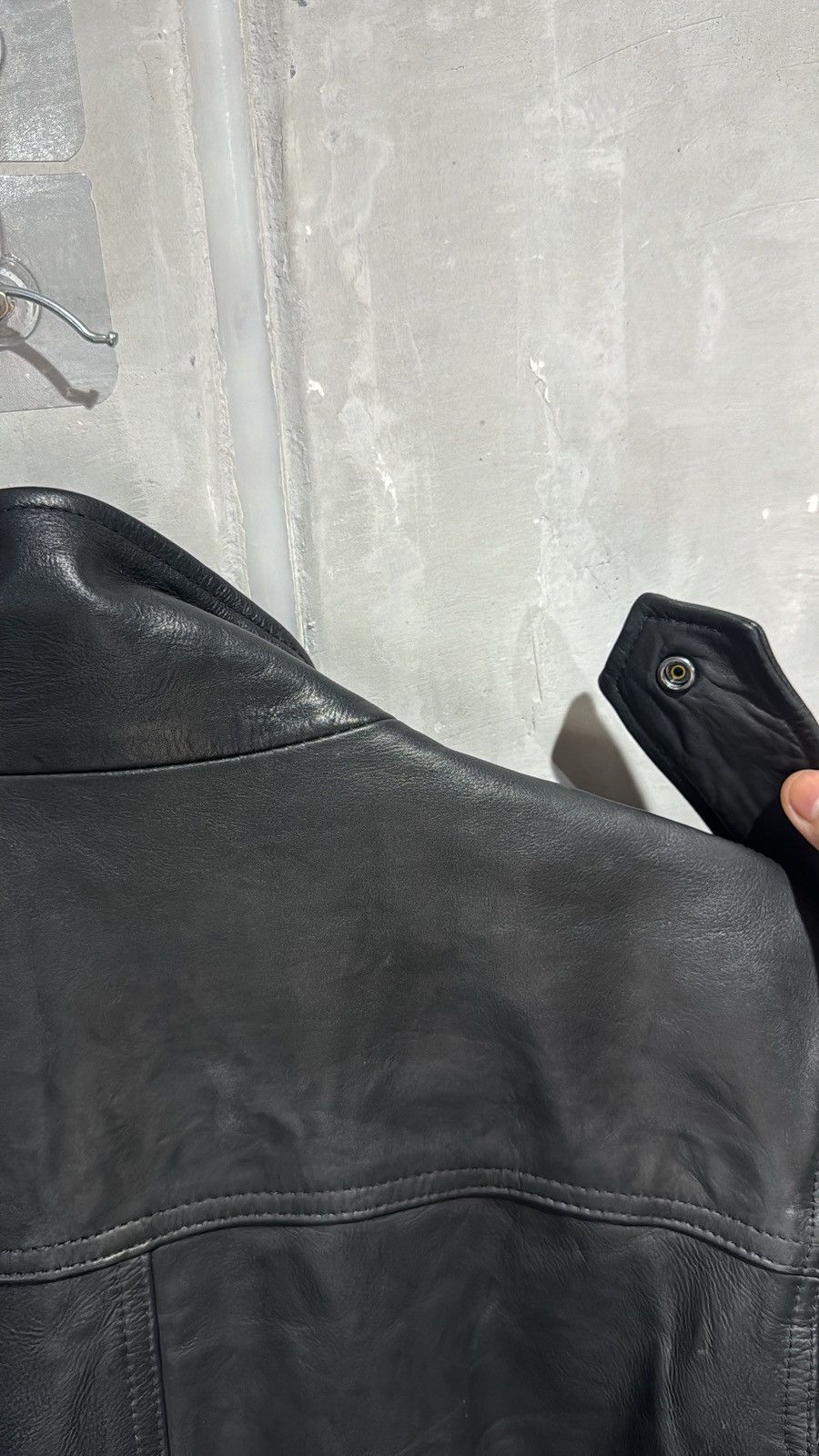 Japanese Brand Attack The Mind 7 Tactical Oxhide Leather Jacket Size US L / EU 52-54 / 3 - 12 Thumbnail