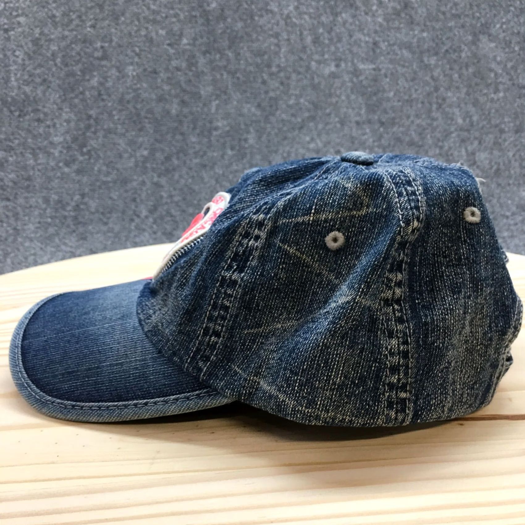 Logo 7 Rubin Ruth Chicago Baseball Cap Womens Blue Pink OS Curved Brim Embroidered Logo Adjustable Cap Size ONE SIZE - 4 Thumbnail