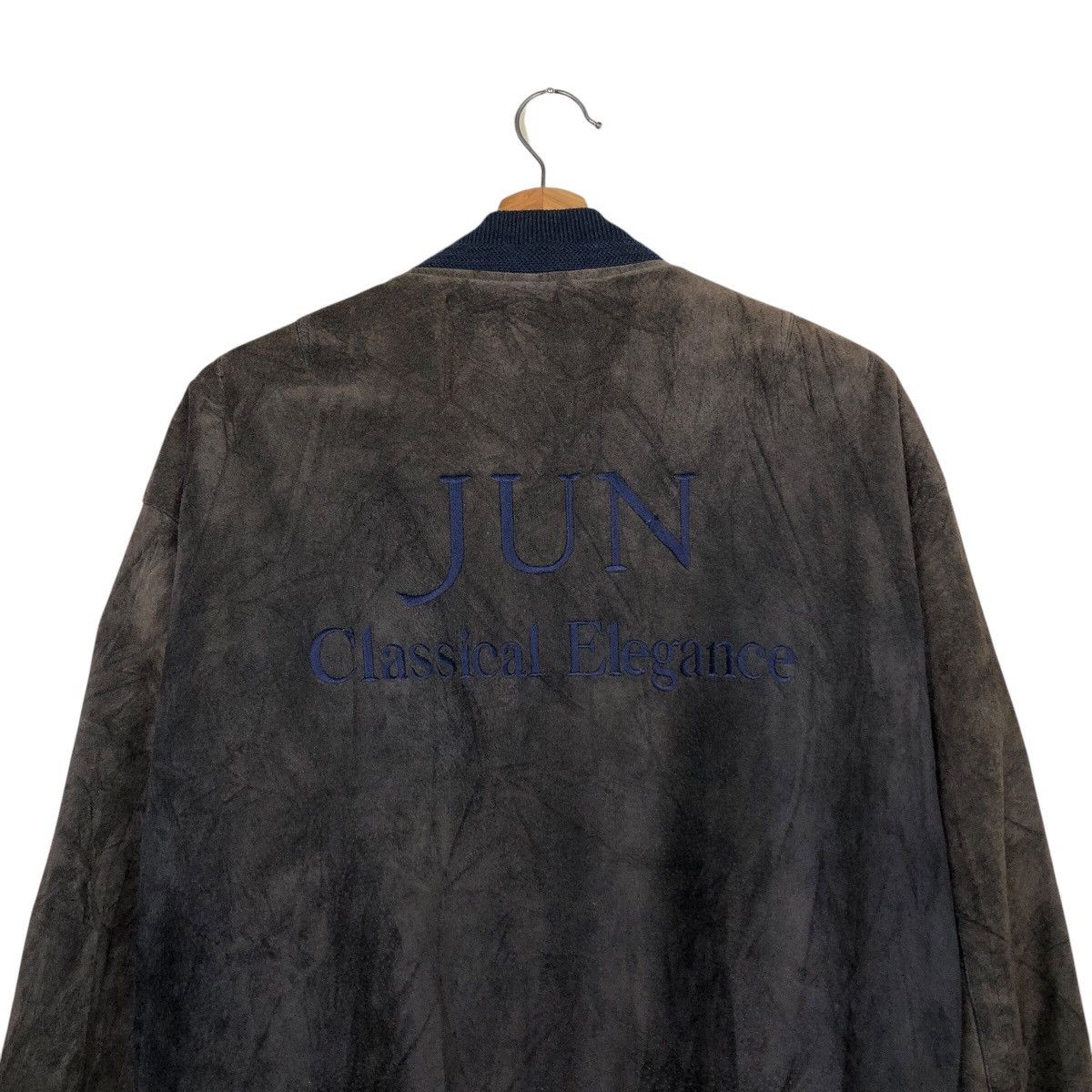 Japanese Brand 📌Vintage Bomber Leather Jacket Jun Men Suede Issey Miyake Size US M / EU 48-50 / 2 - 10 Thumbnail