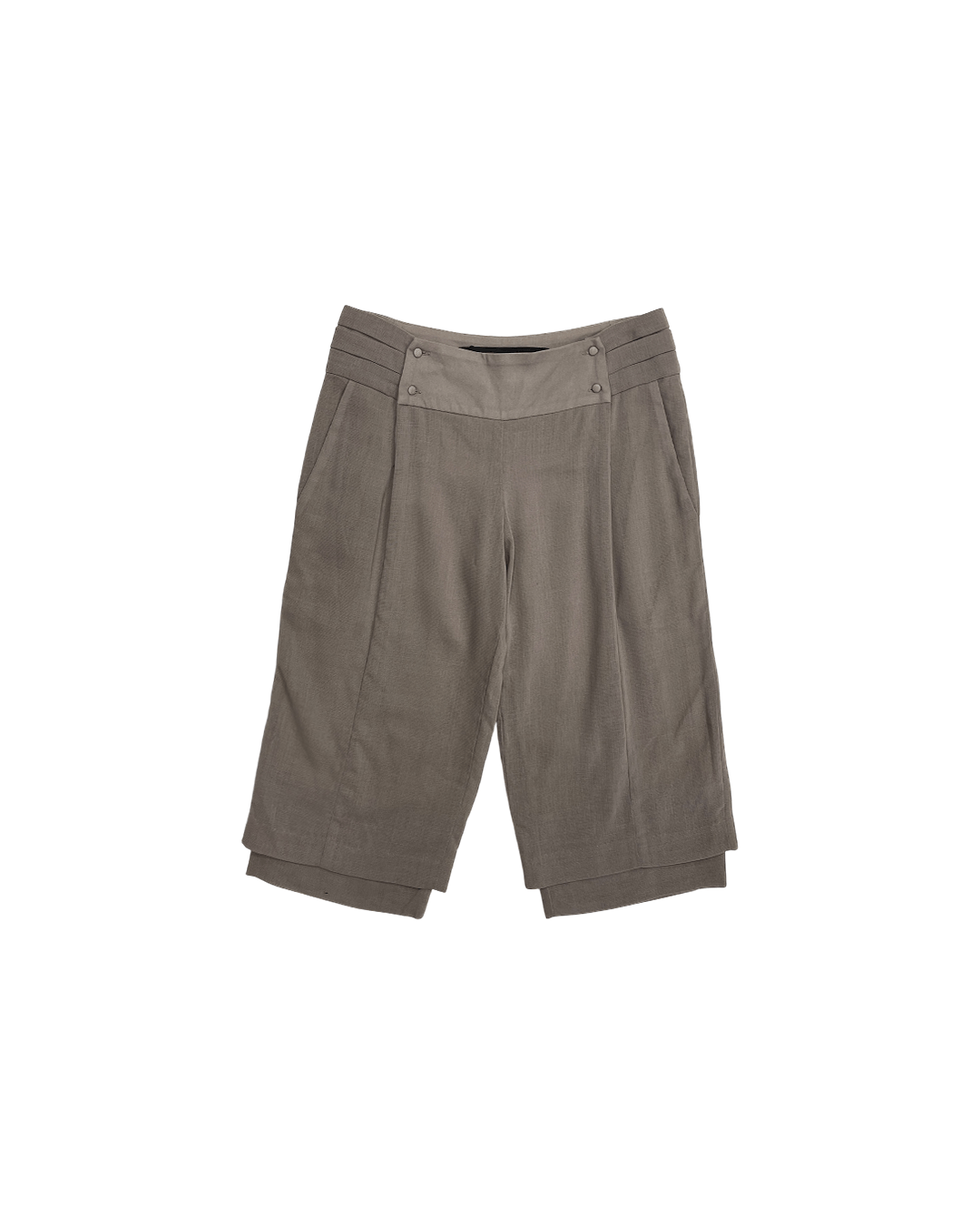 Bruno Pieters Bruno Pieters Waist Button Detail Shorts Size 25" / US 0 / IT 36 - 1 Thumbnail
