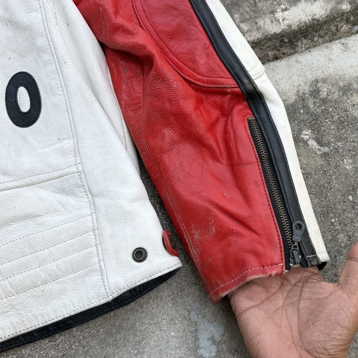 Marlboro Rare 90s Vintage Marlboro Racing Motorsport Leather Jacket Size US M / EU 48-50 / 2 - 14 Thumbnail