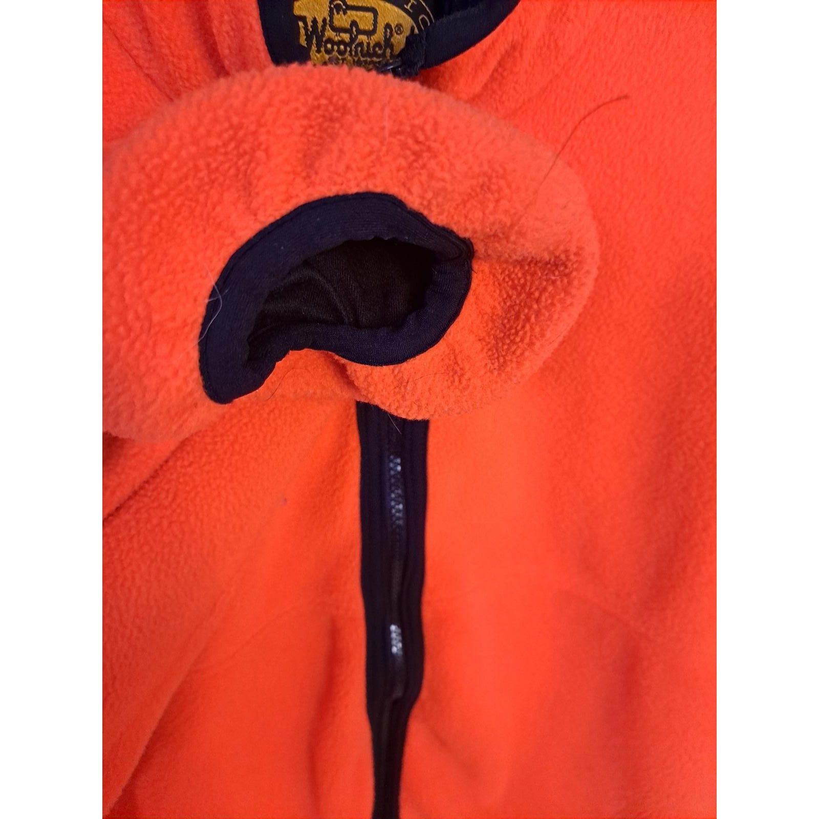 Other Woolrich Classic Orange Fleece Full Zip Jacket Made in USA S Size US M / EU 48-50 / 2 - 4 Thumbnail