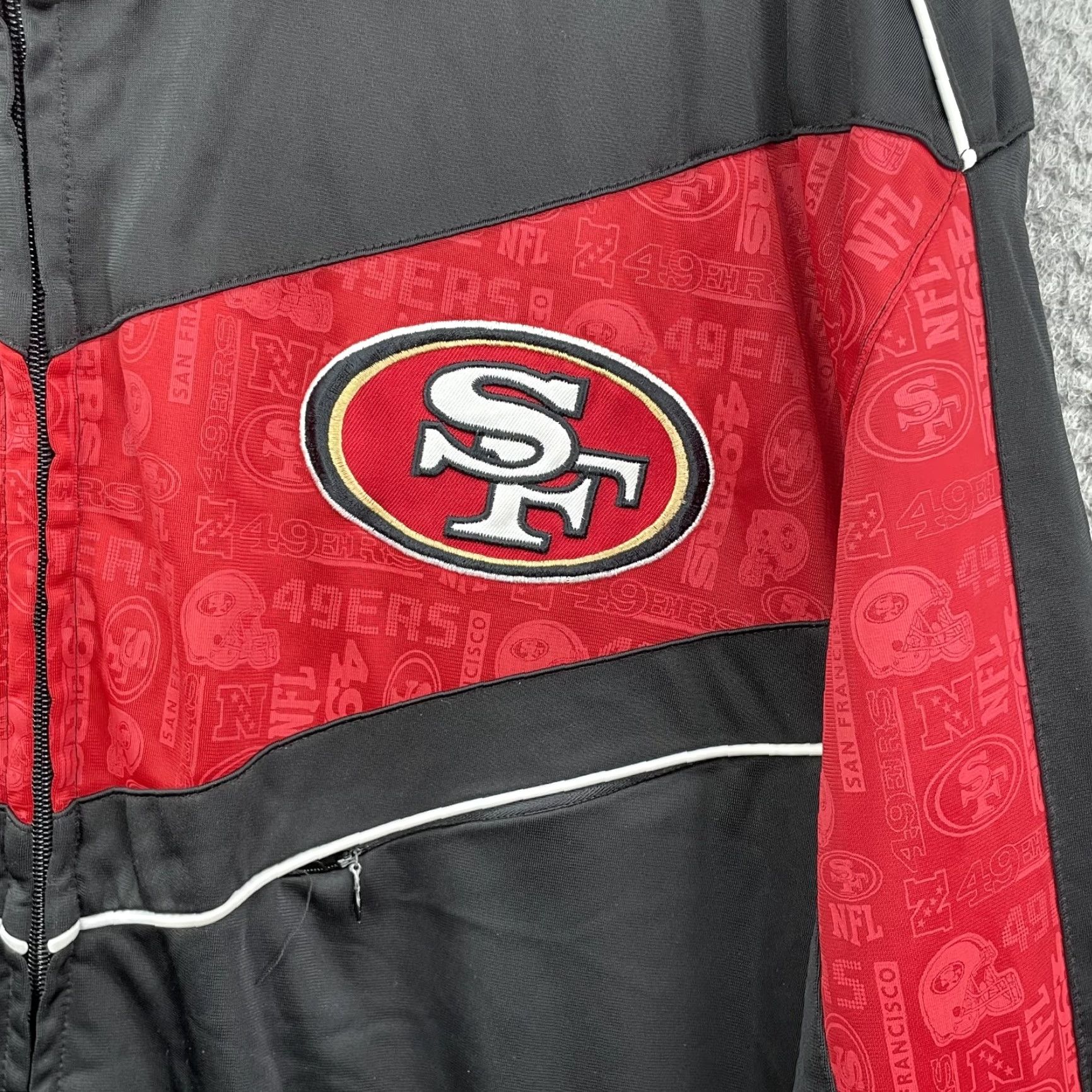NFL NFL Track Jacket Men 2XL San Francisco 49ers Sportswear Football Athleisure 90's Jacket Size US XXL / EU 58 / 5 - 4 Thumbnail