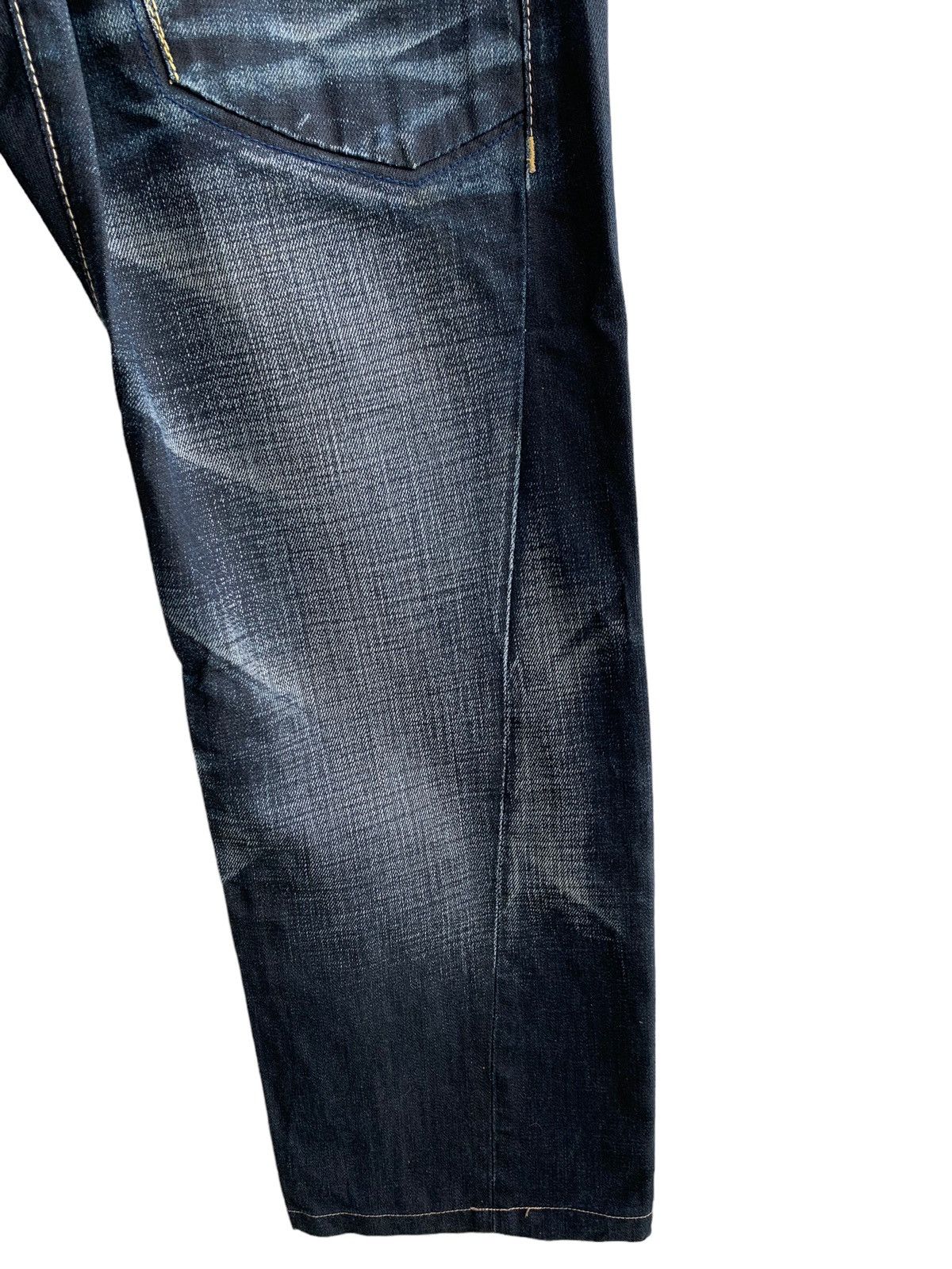 Tornado Mart 🔥Insane Design Back Number Distressed Denim Size US 32 / EU 48 - 7 Thumbnail