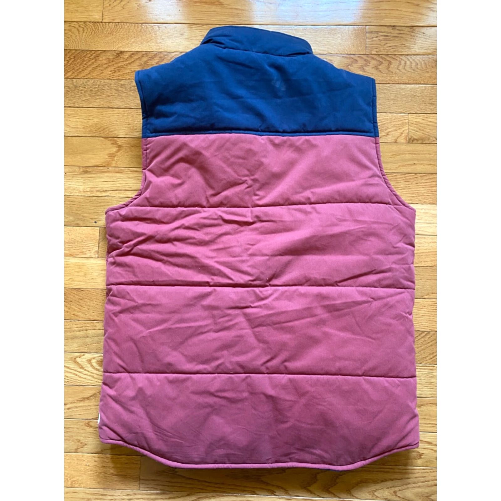 Vintage VINTAGE The Normal Brand Vest Mens M Red Blue Puffy Winter Vest Puffy Jacket Winter Mens M Red Blue Size US M / EU 48-50 / 2 - 2 Thumbnail