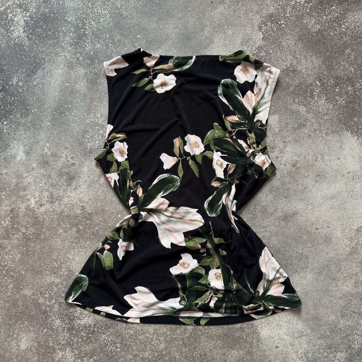 DKNY DKNY Super Sexy Floral Y2K Tank Top / Blouse Size S / US 4 / IT 40 - 7 Thumbnail