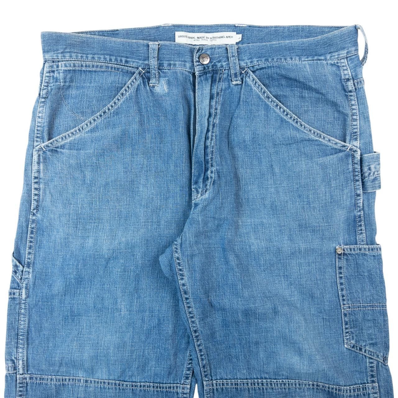 Bape Vintage Bape Ursus Denim Jeans Size L Size US 32 / EU 48 - 4 Thumbnail