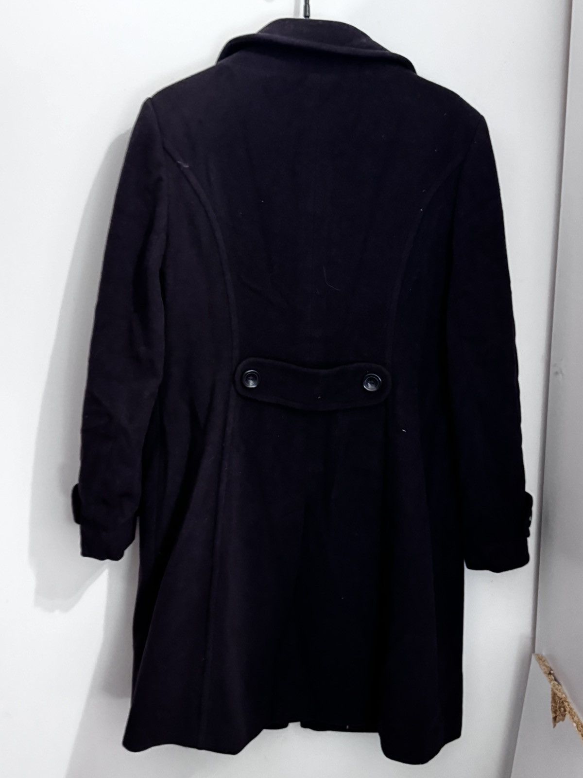 NEXT Next Luxury Italian Limonta Fabric Trench Coat Navy Blue Size XL / US 12-14 / IT 48-50 - 10 Thumbnail