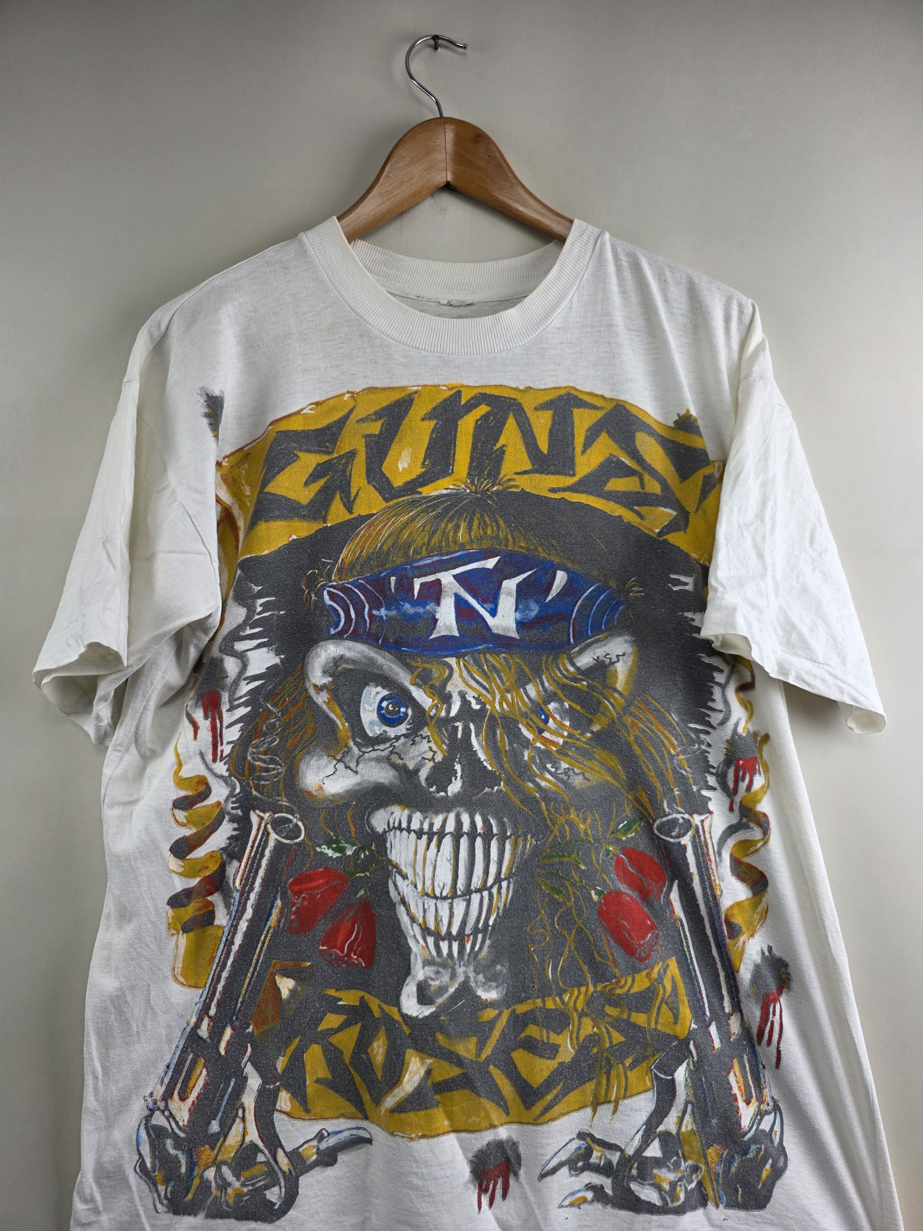 Band Tees × Guns N' Roses × Vintage 90s Guns N Roses Get in the ring L 22" 28.5" Size US L / EU 52-54 / 3 - 2 Thumbnail