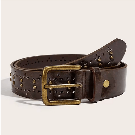 Jewelry Retro Soft Luxury Brown PU Leather Belt Size ONE SIZE - 1 Thumbnail