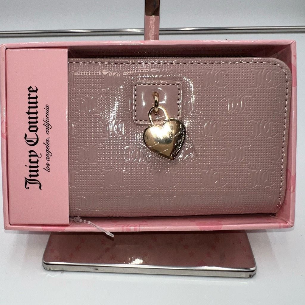 Juicy Couture Juicy Couture Mesh Dusty Blush Zip Around Bifold Size ONE SIZE - 1 Thumbnail
