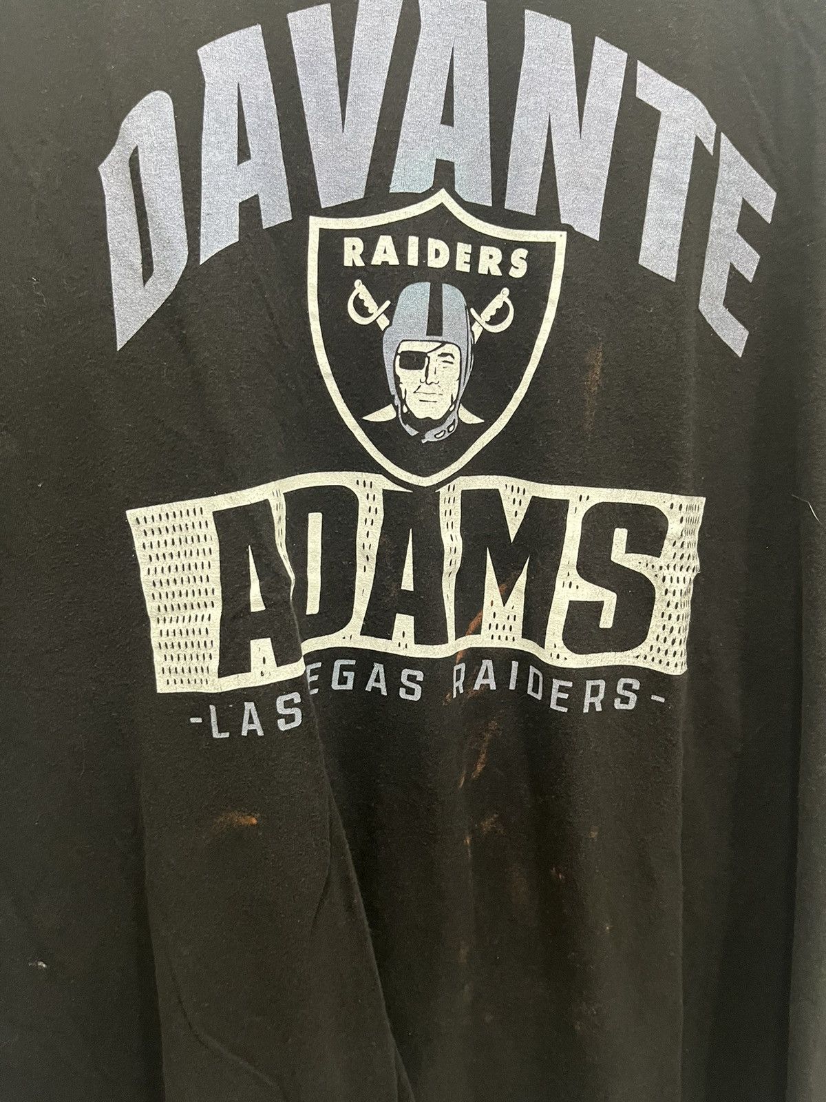 Japanese Brand Davante Adams Raiders Las Vegas Short Sleeve Tee Y2K Vintage Size US XXL / EU 58 / 5 - 2 Thumbnail
