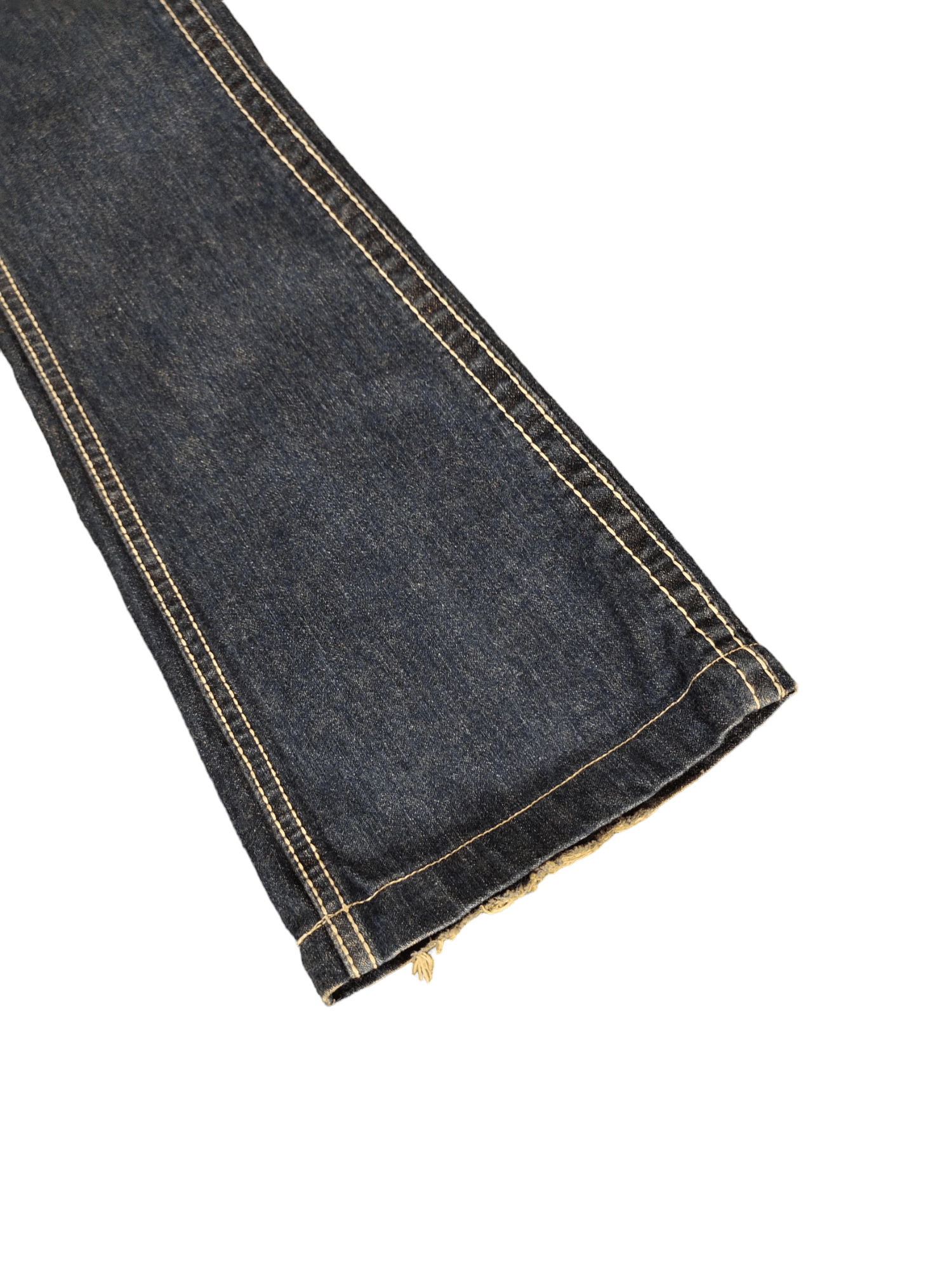 True Religion Flare Jeans True Religion Big Stitch Denim Bootcut Low Rise Size 27" / US 4 / IT 40 - 8 Thumbnail