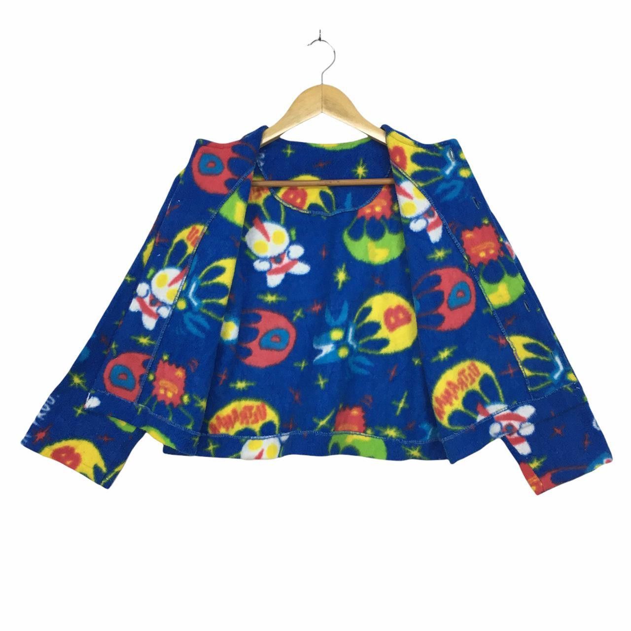 Vintage Vtg ULTRAMAN Tsuburaya Production Button Up Fleece Shirt Size US S / EU 44-46 / 1 - 2 Thumbnail