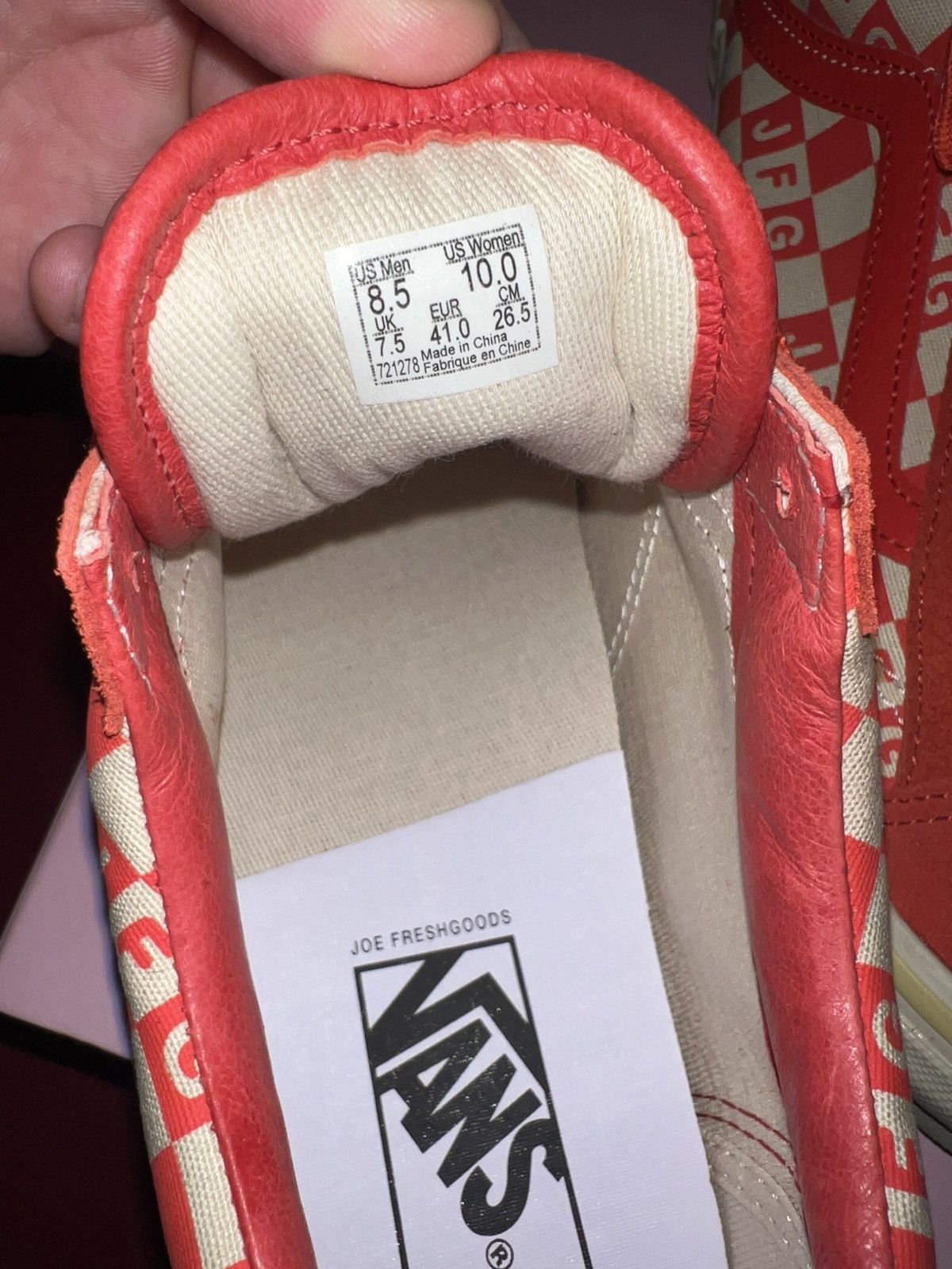 Joe Freshgoods × Vans VANS OG STYLE 36 LX X JOE FRESHGOODS Size US 8.5 / EU 41-42 - 7 Thumbnail