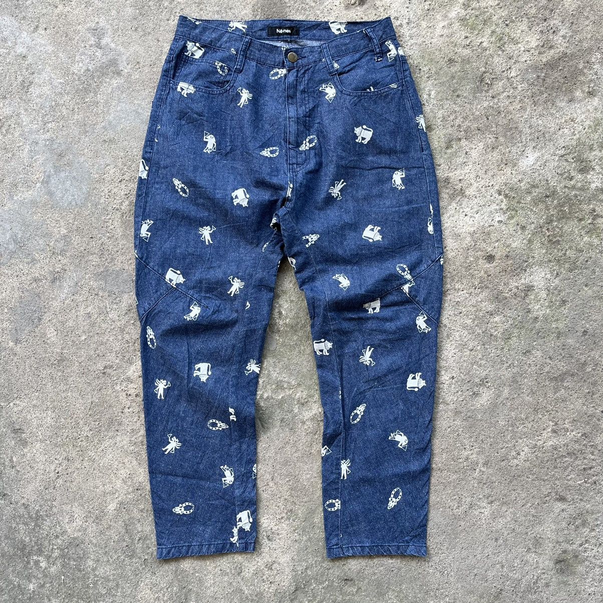 Issey Miyake Ne-net by Issey Miyake Pants Full Print Size US 30 / EU 46 - 1 Thumbnail