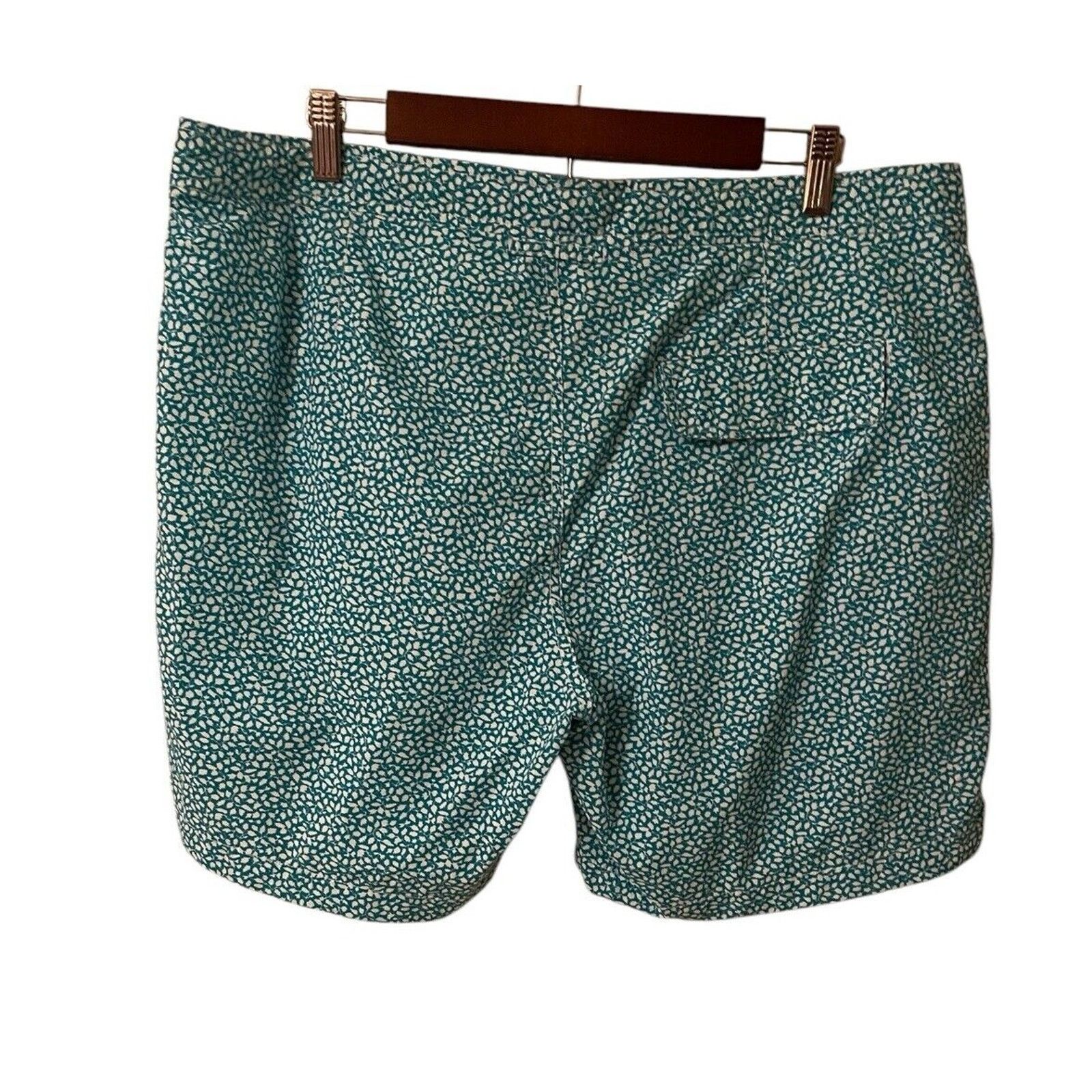 Onia Onia Men’s Swim Trunks Aqua Teal Zip Fly Size 38 New Size US 38 / EU 54 - 2 Thumbnail