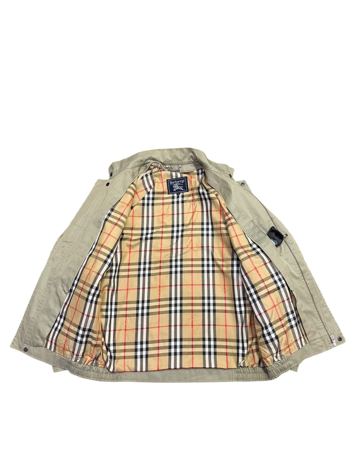 Burberry Vintage 90s Burberrys Prorsum Bomber Jacket Novacheck Size US L / EU 52-54 / 3 - 5 Thumbnail