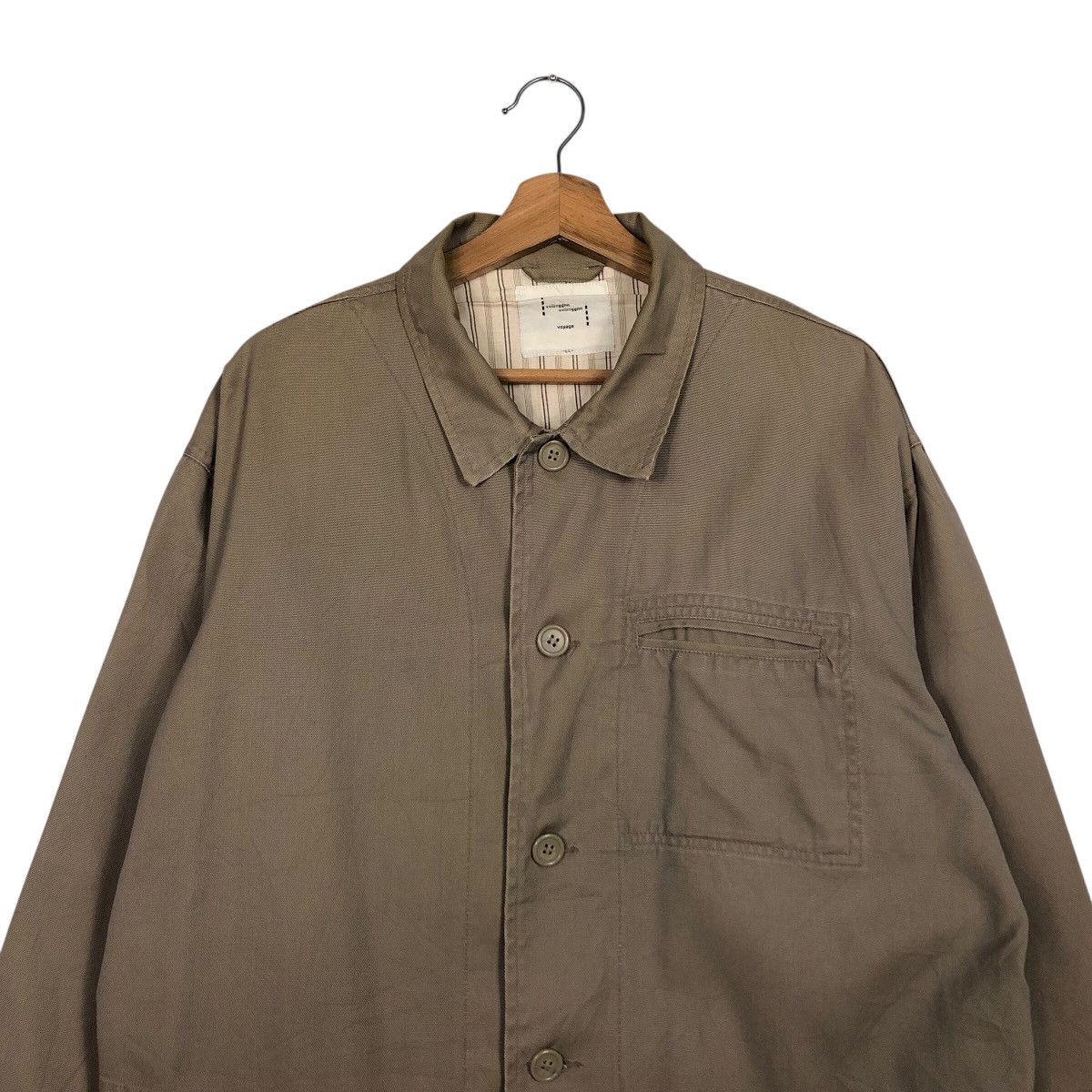 Issey Miyake Vintage Voirrggnn Voyage Work Jacket / Boxy Chore Coat Size US M / EU 48-50 / 2 - 4 Thumbnail