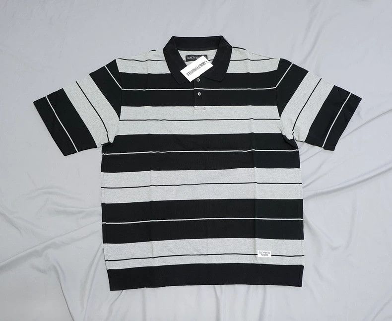 Other Wacko Maria Polo Shirt 23ss Short Sleeve Striped T-Shirt X Size US XL / EU 56 / 4 - 5 Thumbnail