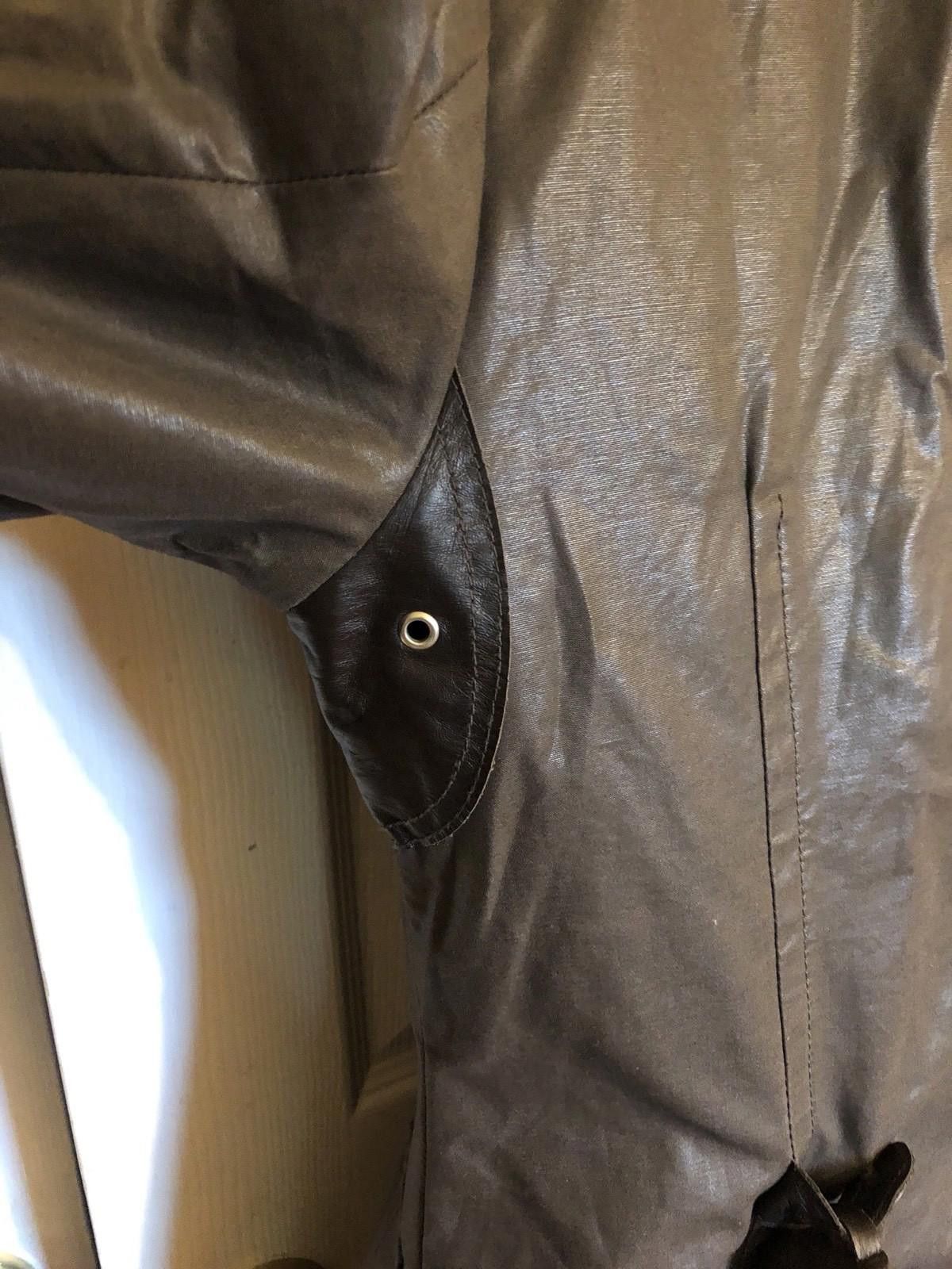 Rudsak Shiny Khaki Military Style Jacket Sz L