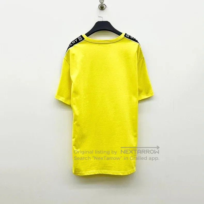 Givenchy Givenchy Side Logo Lemon Yellow Short Sleeve T-Shirt Size US XL / EU 56 / 4 - 2 Thumbnail