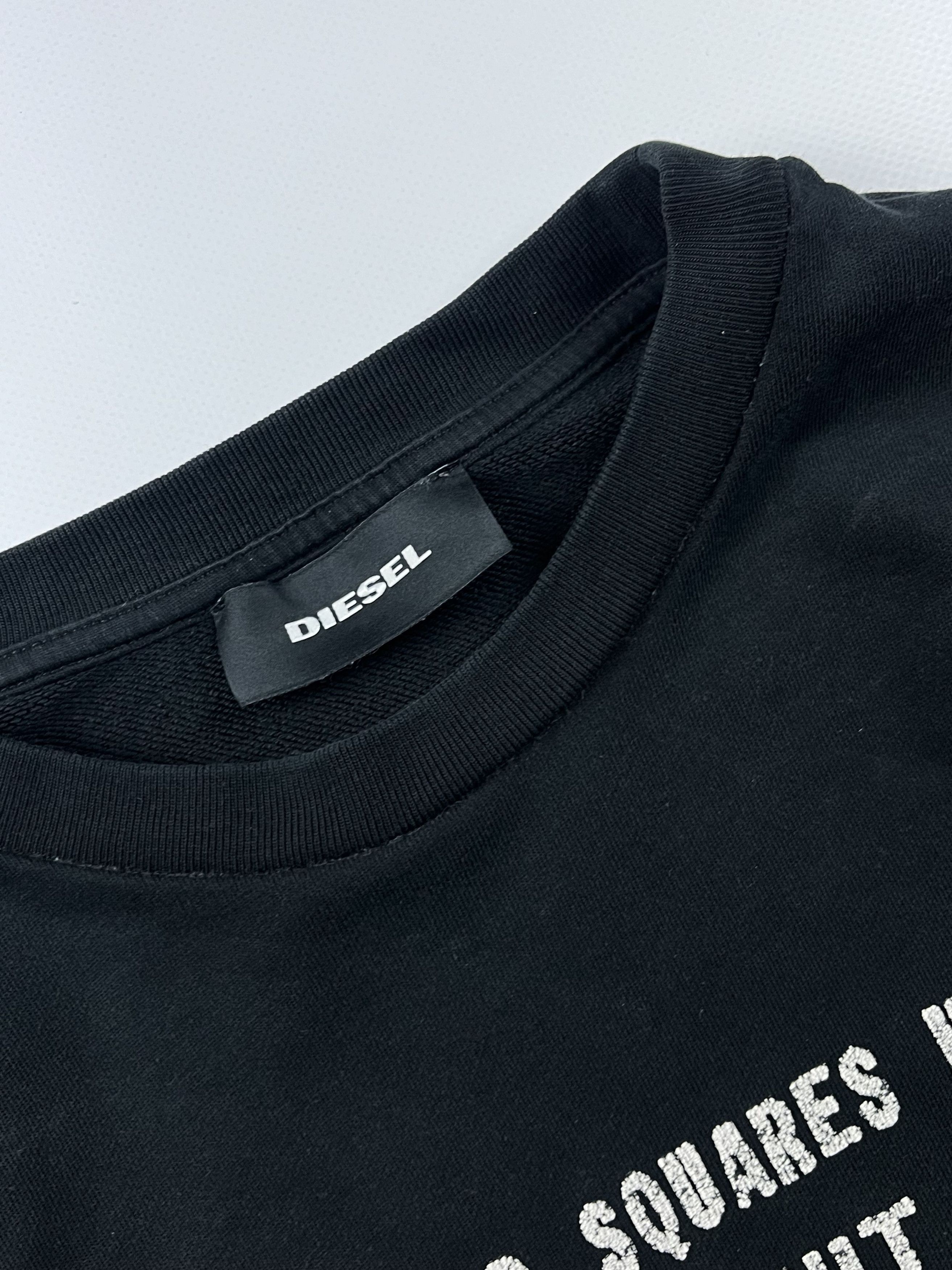Diesel × Vintage RARE DIESEL Center Logo Sweatshirt Size US L / EU 52-54 / 3 - 3 Thumbnail