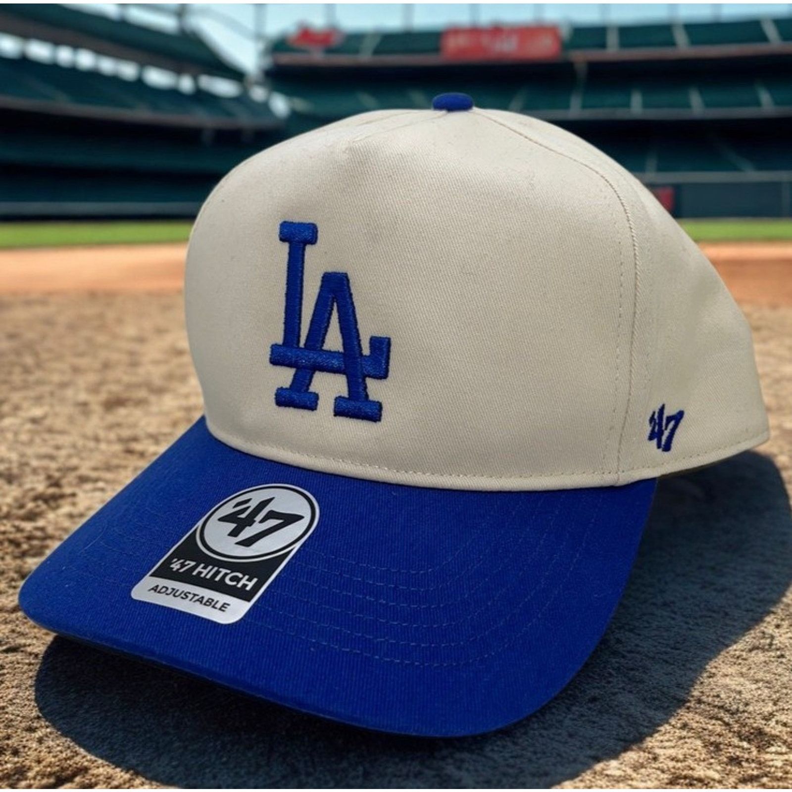 47 Los Angeles Dodgers 47 Brand Hitch Two Tone Snapback Hat NWT Size ONE SIZE - 1 Thumbnail