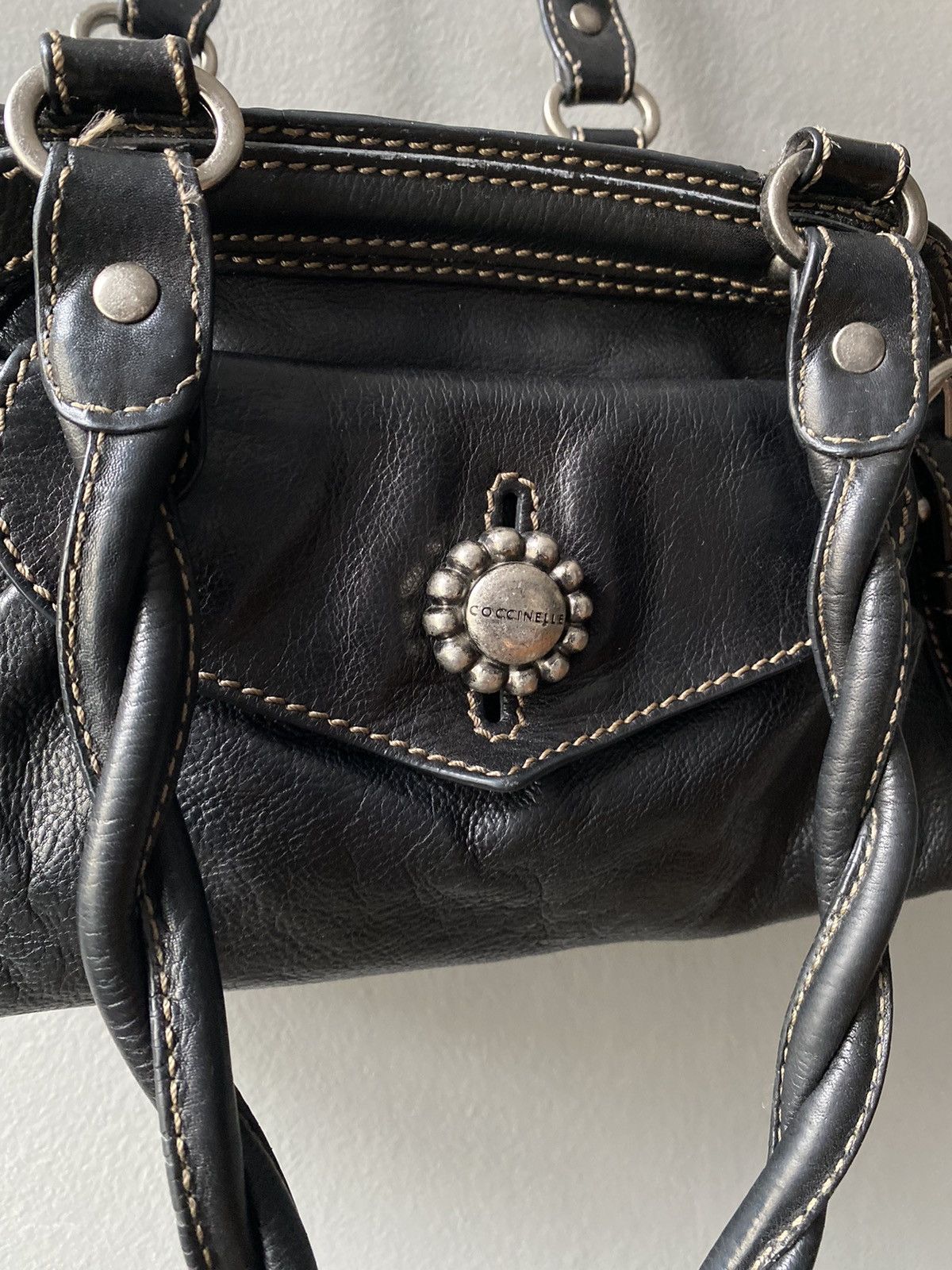 Vintage Avant Garde Style Leather Beg Coccinelle Size ONE SIZE - 17 Thumbnail