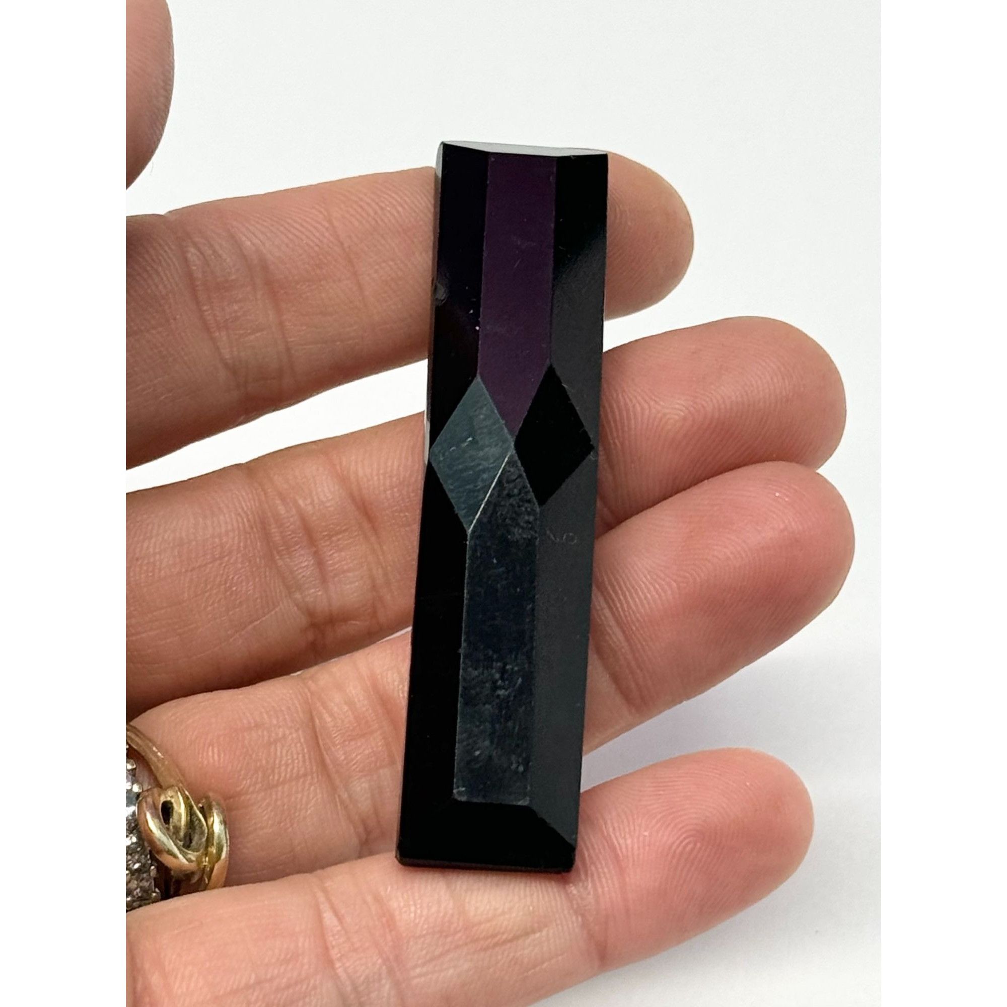Vintage Antique Victorian Edwardian Black Jet Mourning Bar Brooch Pi Size ONE SIZE - 1 Thumbnail