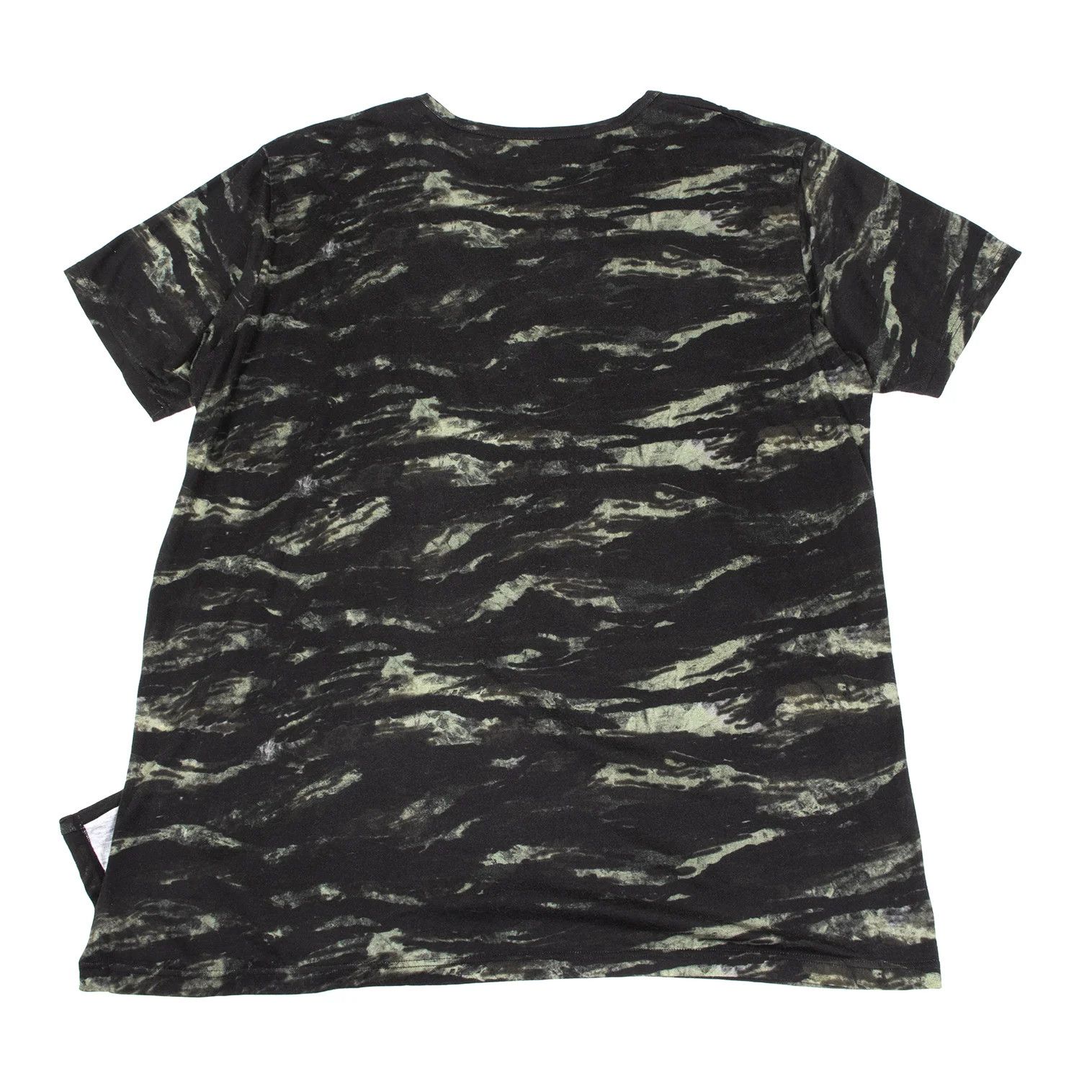 Yohji Yamamoto Zebra Pattern Side Hole Design T-Shirt in Black Khaki Size US S / EU 44-46 / 1 - 7 Thumbnail