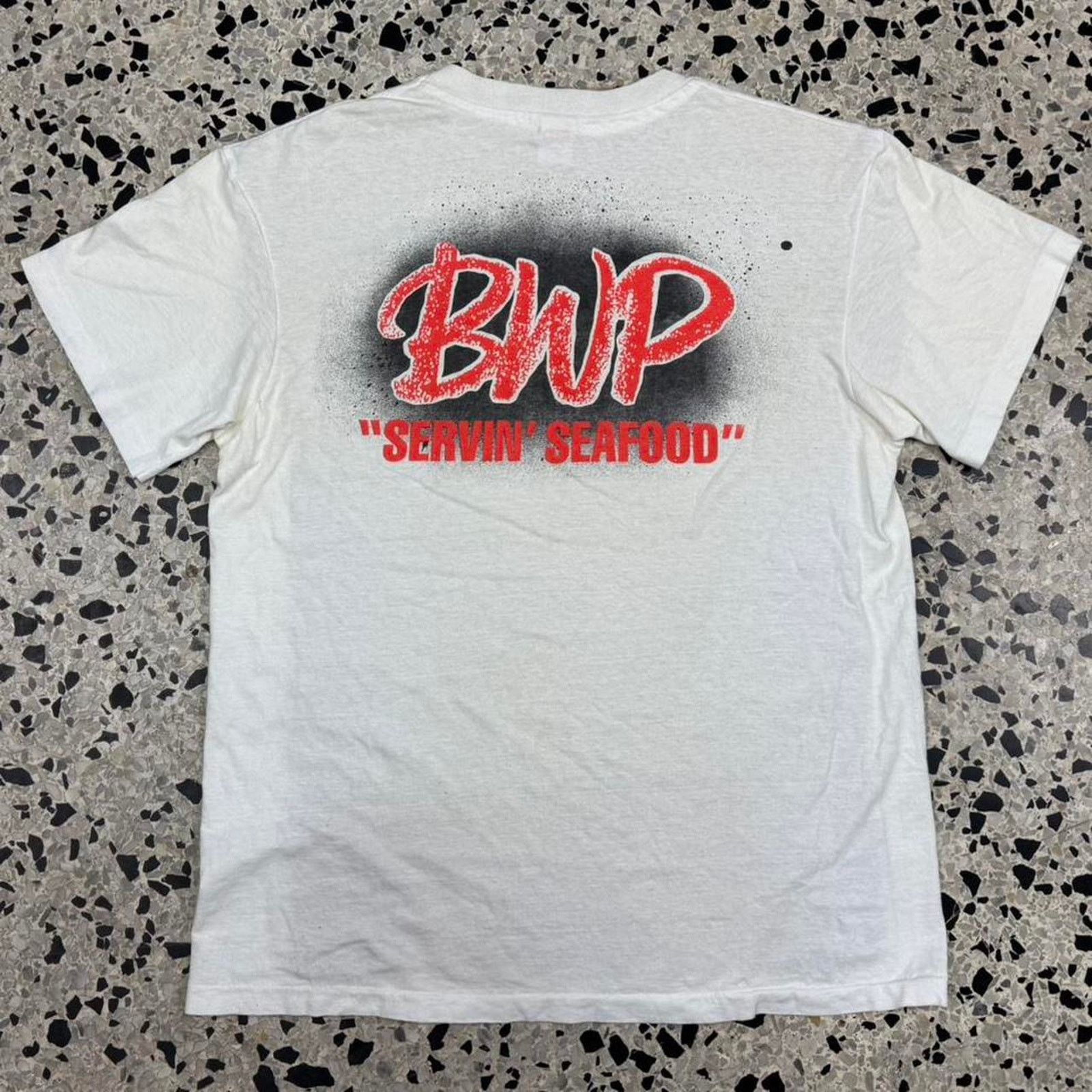 Hanes × Vintage VINTAGE 90S BWP BITCHES WITH PROBLEMS NO FACE PROMO TEE: Size US L / EU 52-54 / 3 - 4 Thumbnail