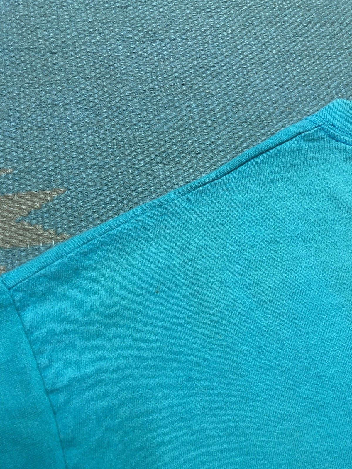 Lee × Vintage 90s lee sport blank t shirt teal Tiffany blue USA boxy large Size US L / EU 52-54 / 3 - 9 Thumbnail
