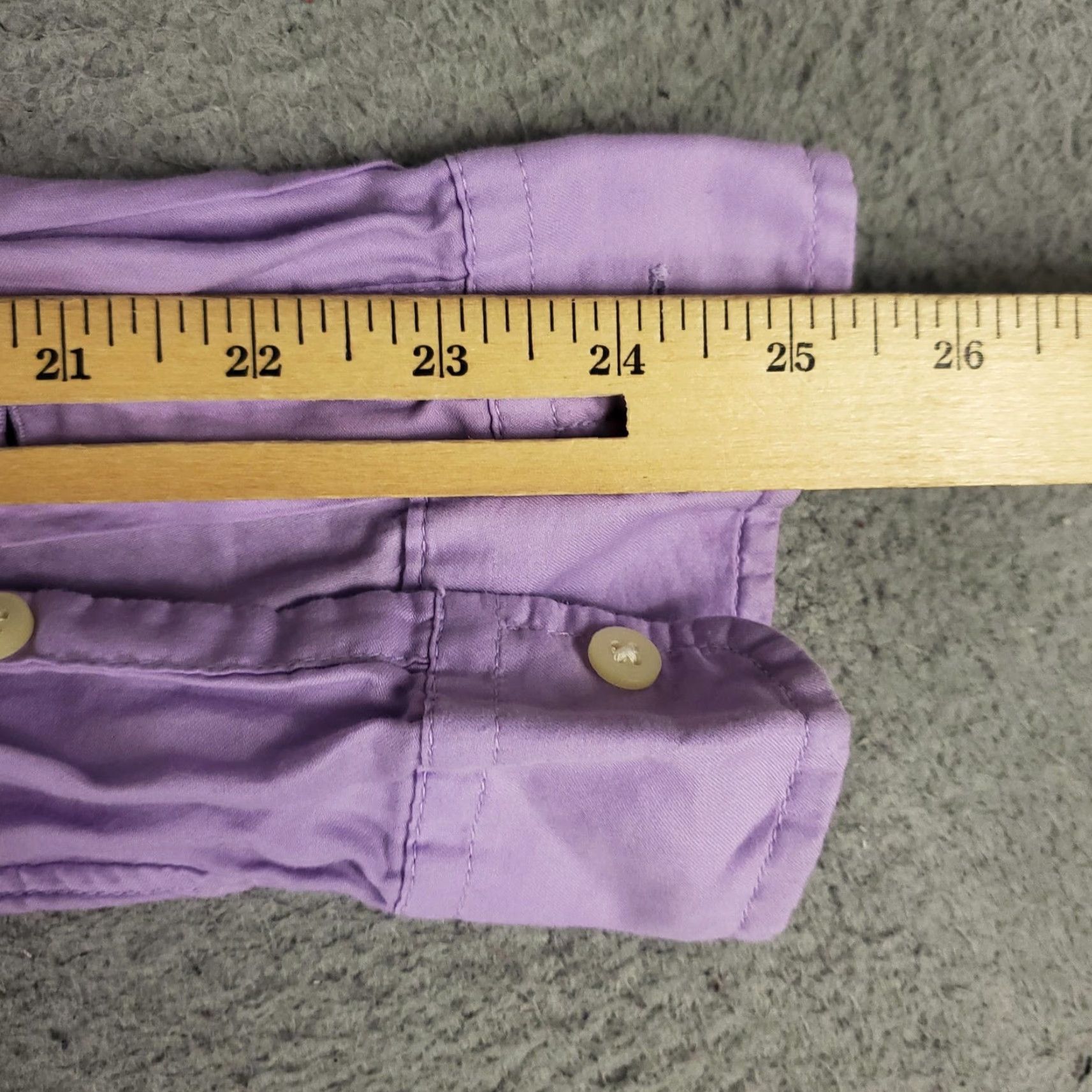 Ralph Lauren Ralph Lauren Shirt Mens Medium Purple Button-Down Long Sleeve Casual Solid Cotton Classic Preppy 90s Theme Not Vintage Mens Size US M / EU 48-50 / 2 - 7 Thumbnail