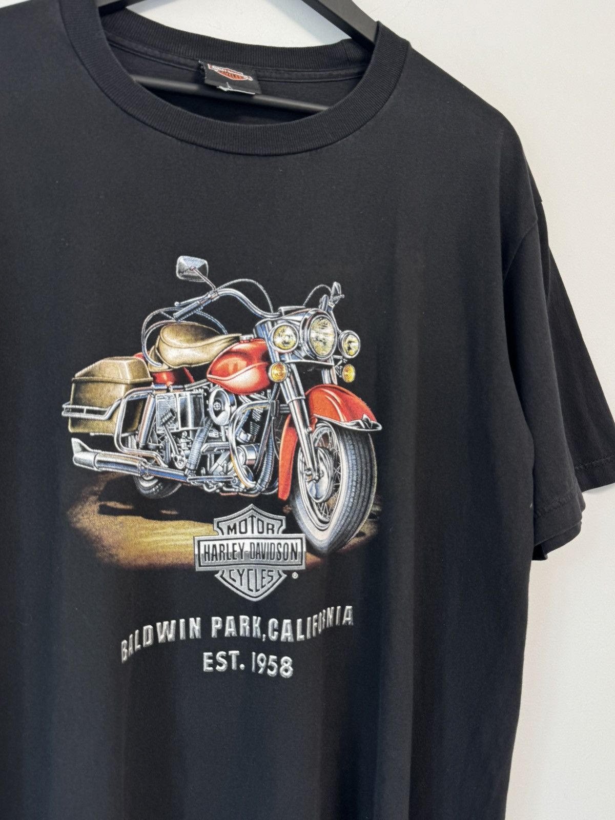 Harley Davidson 🏍️Harley Davidson Vintage Y2K style T-Shirt Biker Size US XL / EU 56 / 4 - 3 Thumbnail