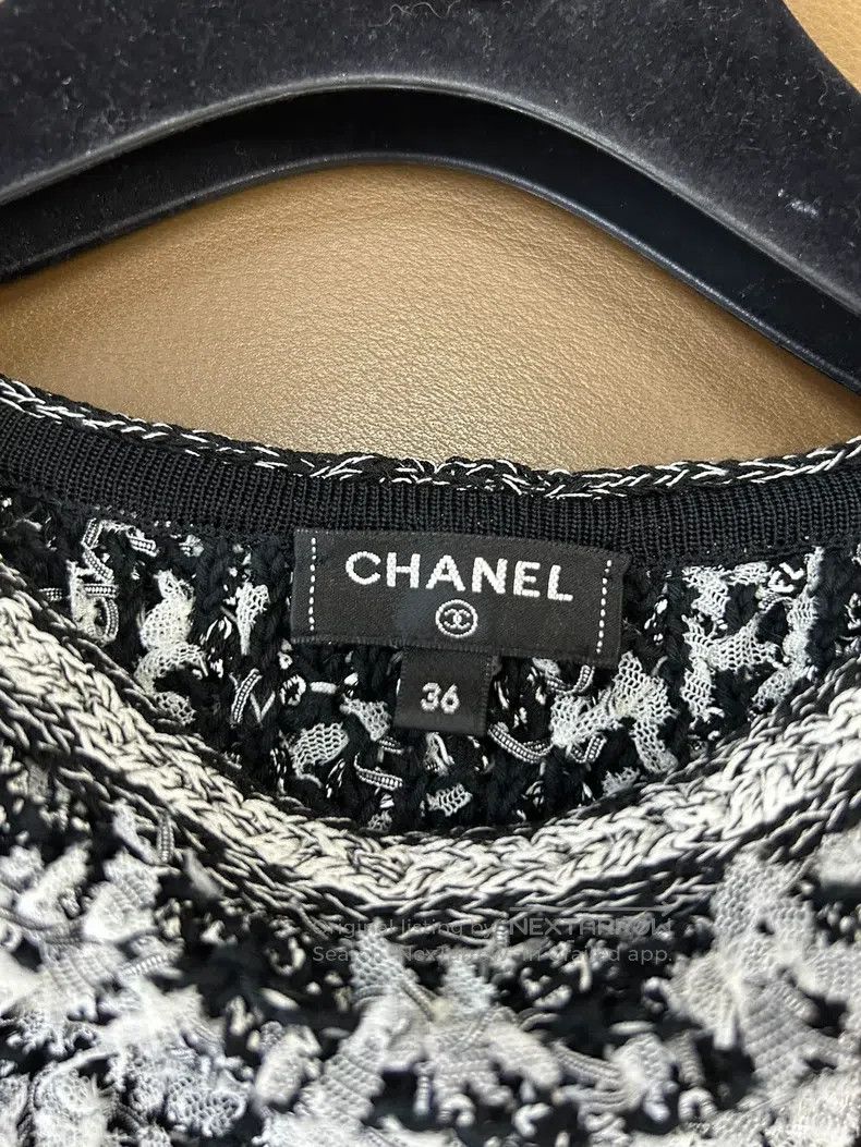 Chanel Chanel Waterfall Series Black and White Woven Tassel Vest Size XS / US 0-2 / IT 36-38 - 5 Thumbnail