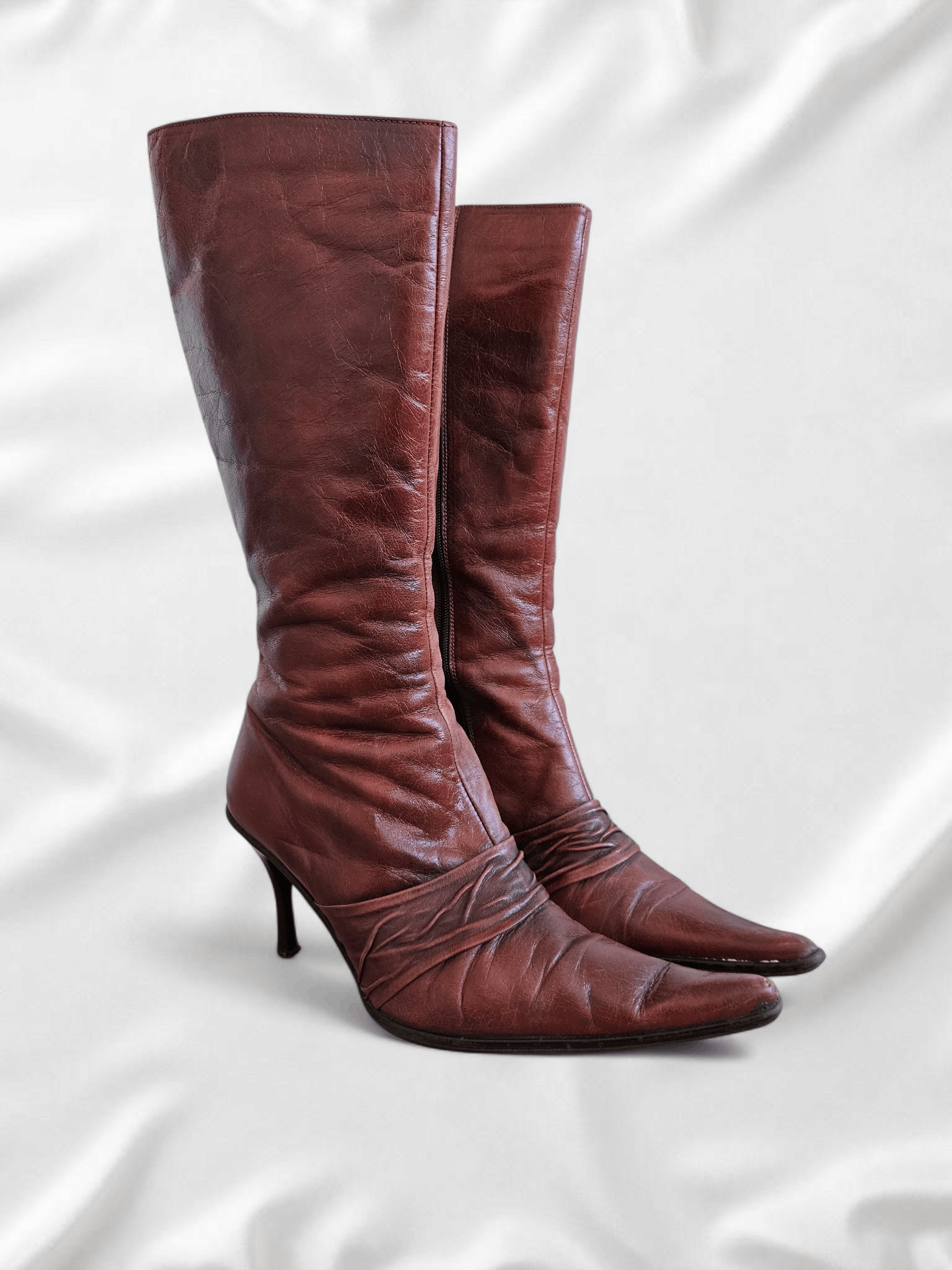 Vintage Vintage leather boots made in Italy Size US 8 / IT 38 - 1 Thumbnail
