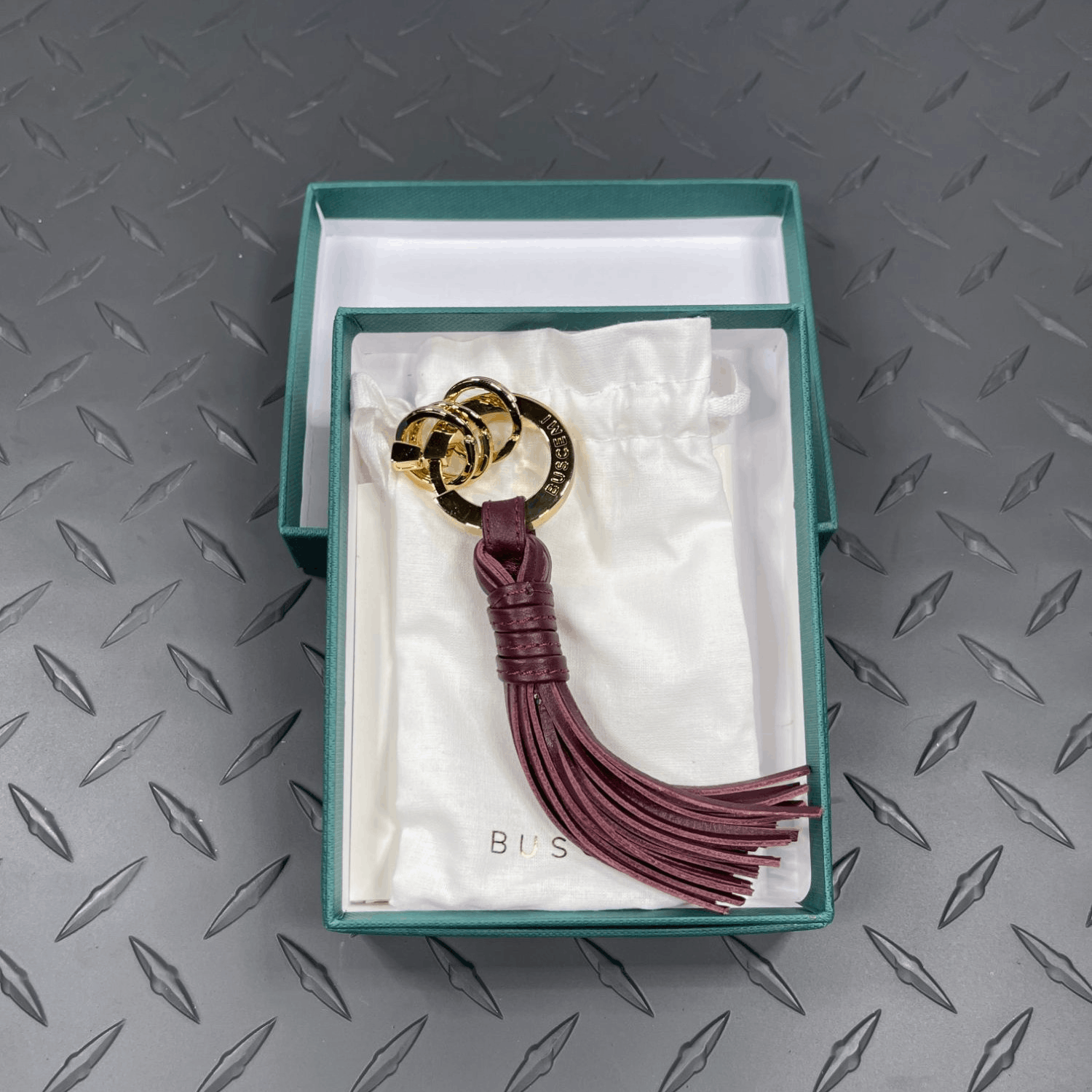 Buscemi Buscemi Keyholder Fringe Prugna Leather Size ONE SIZE - 1 Thumbnail