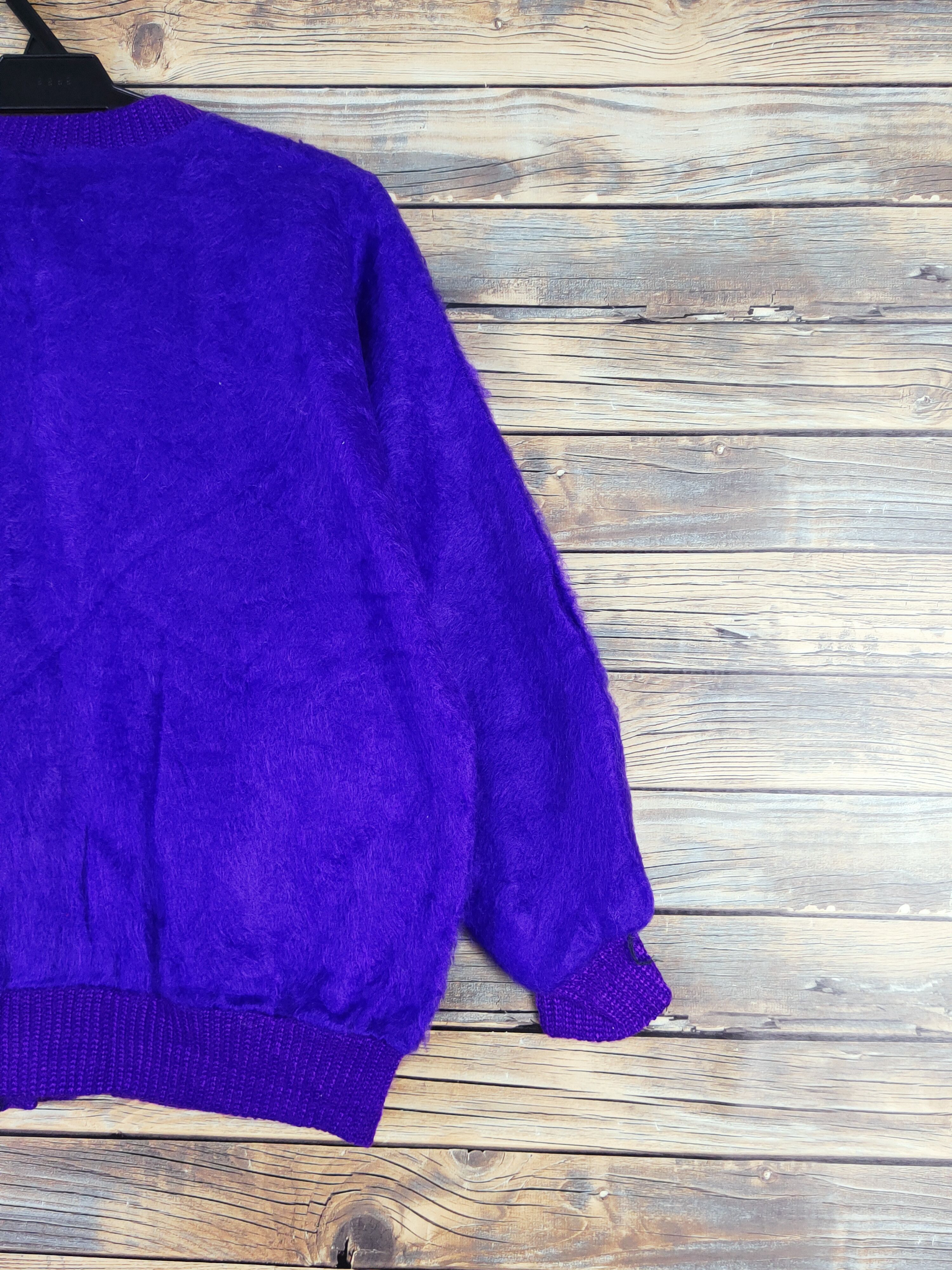 Japanese Brand Japanese Brand Purple Knitwear Cardigan #W1147 Size L / US 10 / IT 46 - 9 Thumbnail